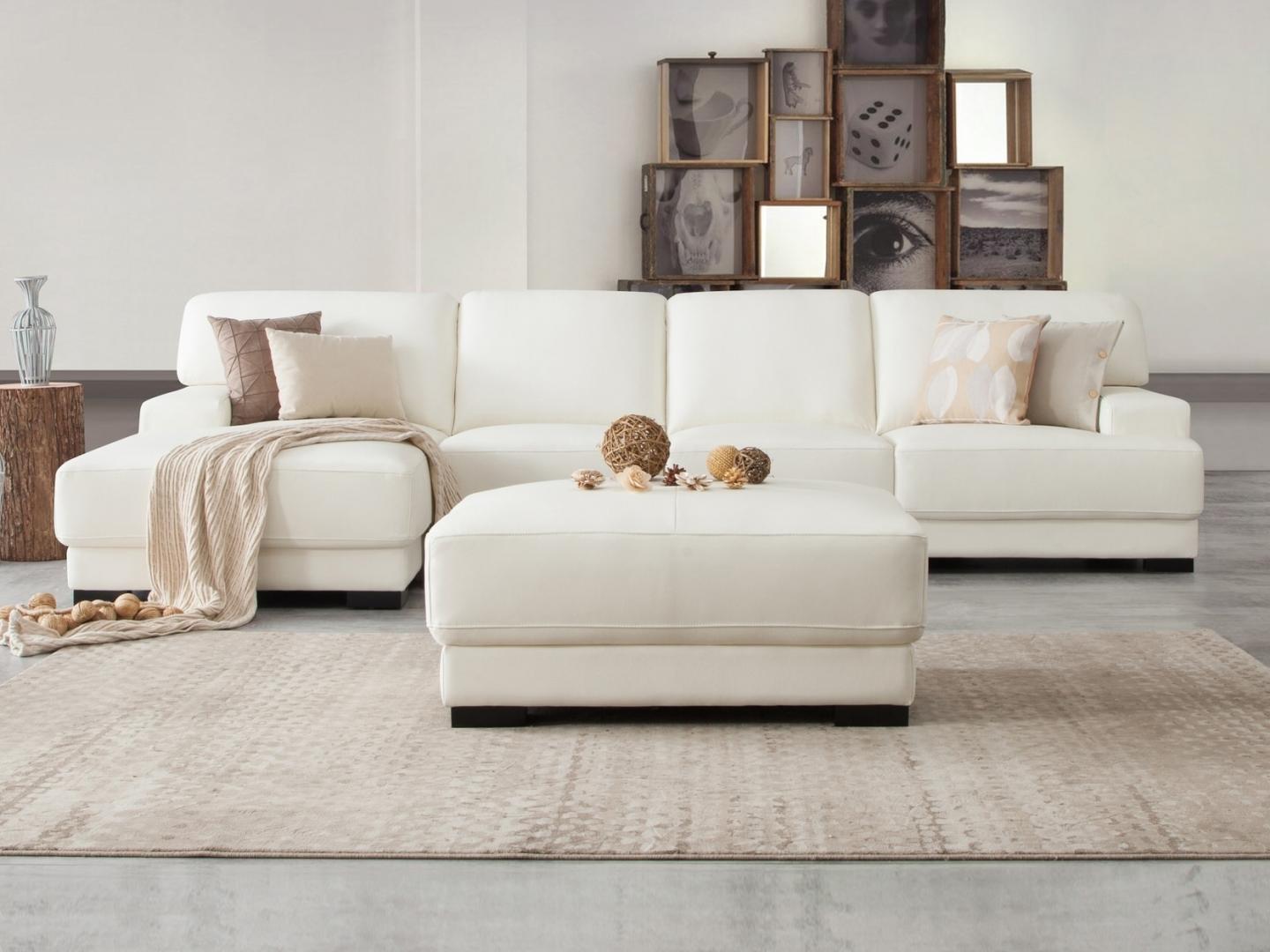 Volante Leather Chaise Lounge Option B