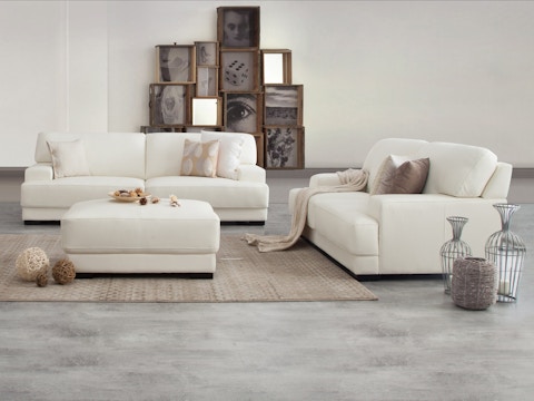 Volante Leather Sofa Suite 3 + 2 2