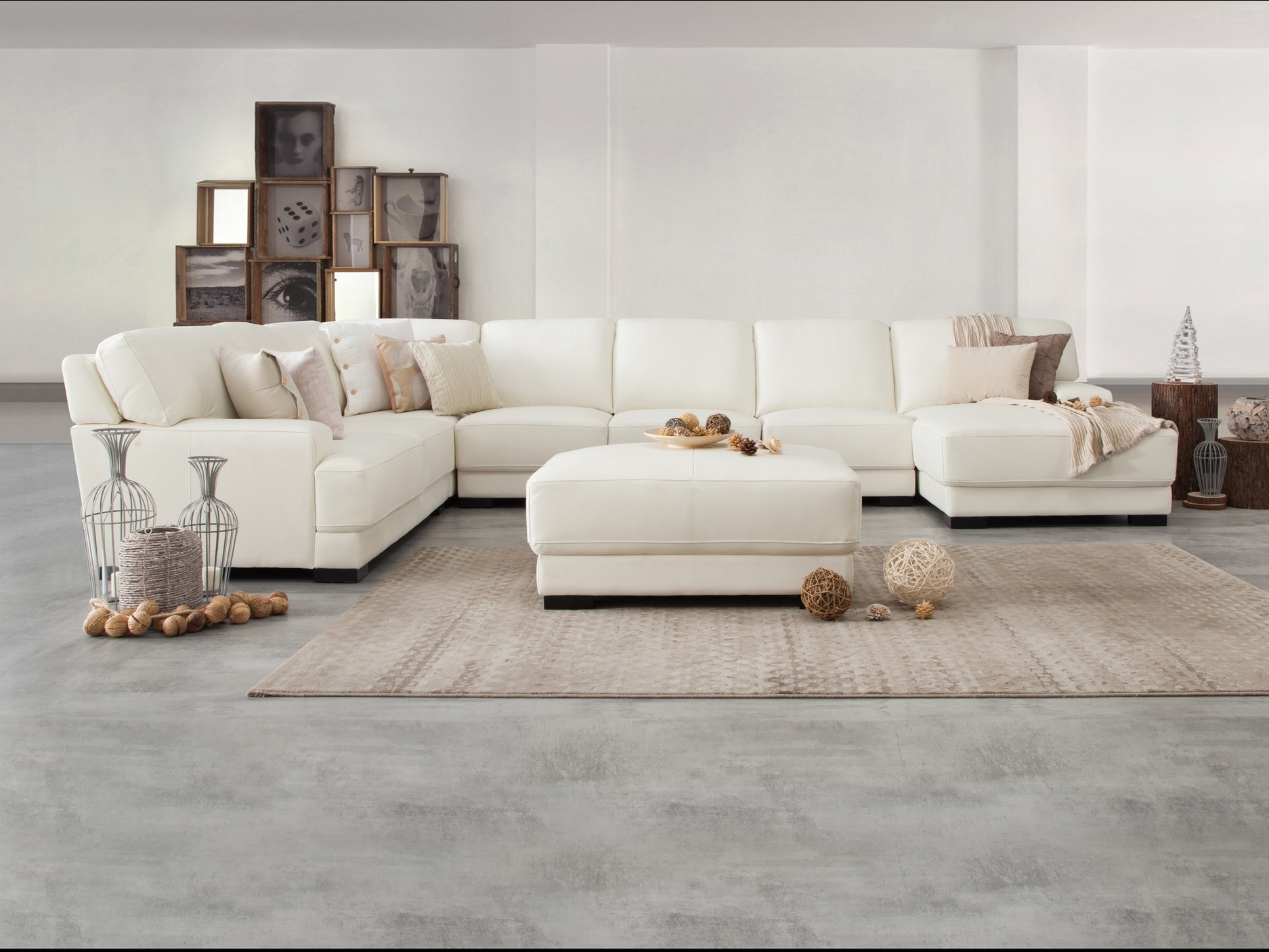 Volante Leather Modular Lounge Option B 2