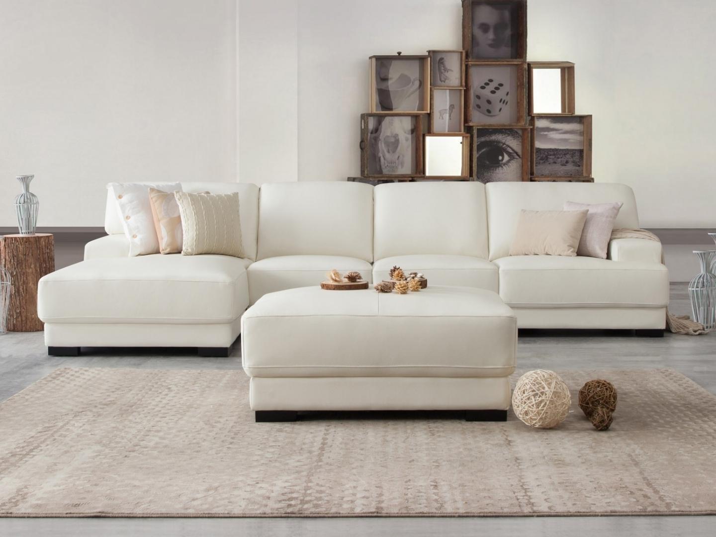 Volante Leather Chaise Lounge Option C