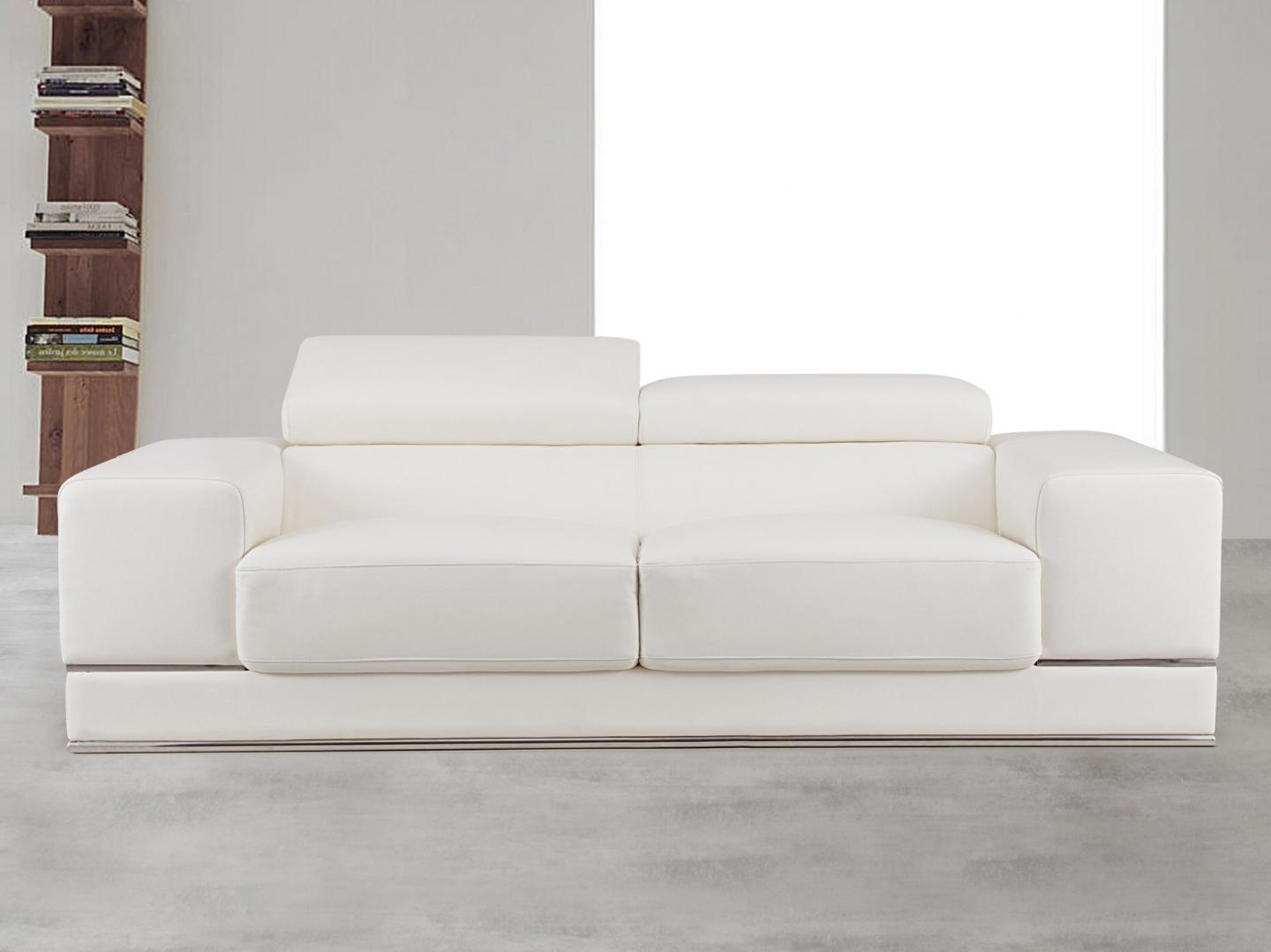 Napoleon Leather Two Seat Sofa