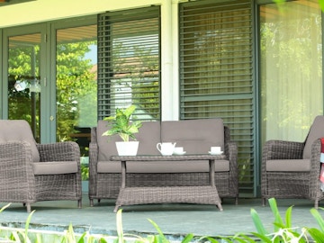 Wicker Outdoor Sofa Suites