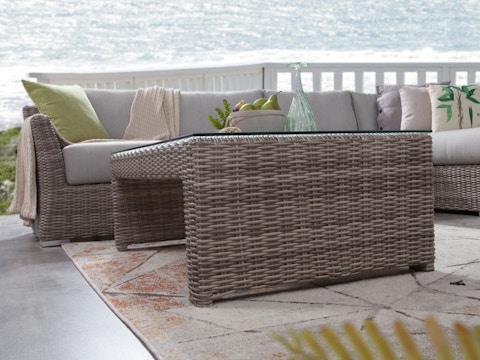 Savannah Outdoor Wicker L Shaped Lounge Lavita Outdoor