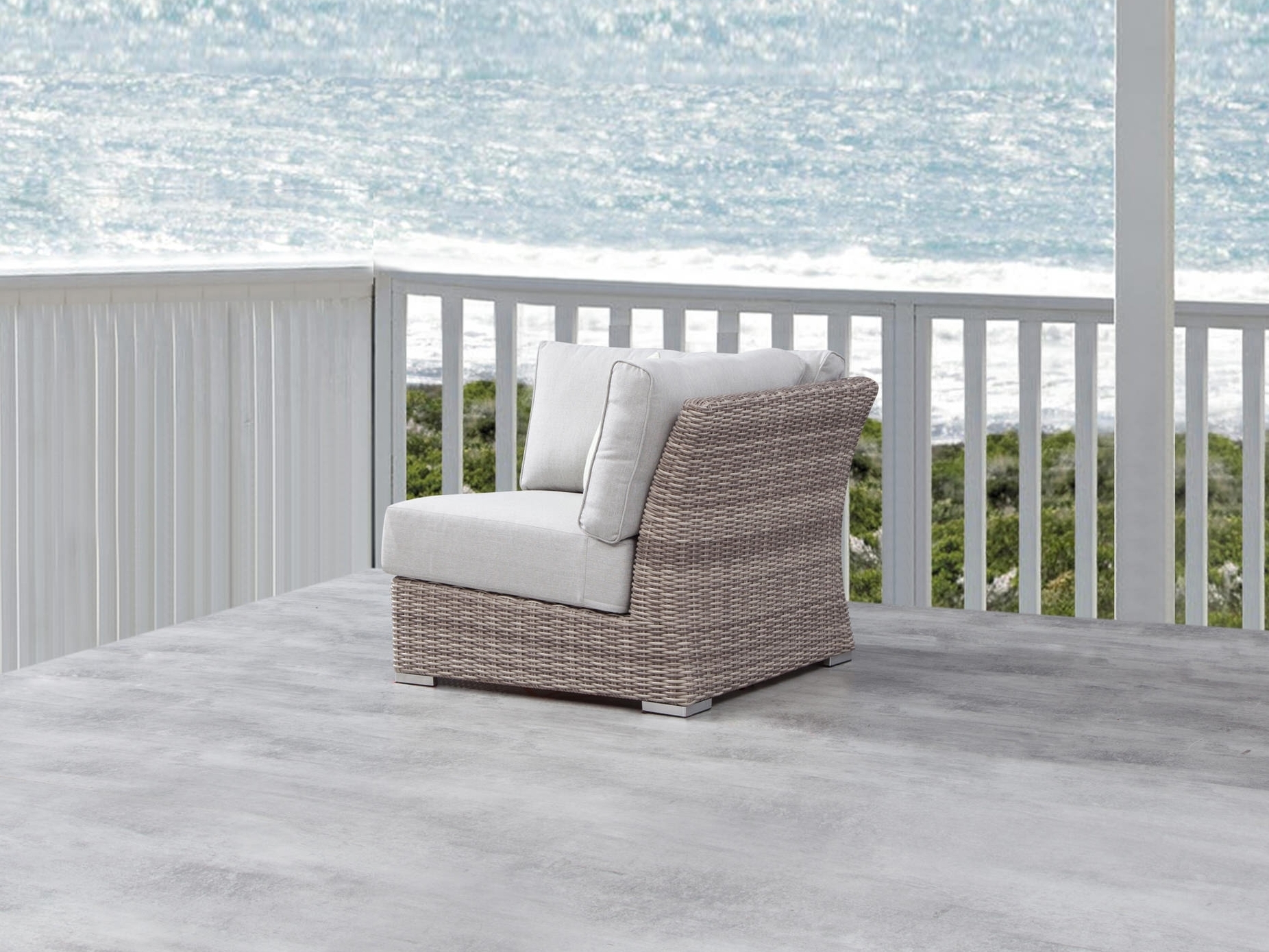 Savannah Outdoor Wicker Corner Module 3