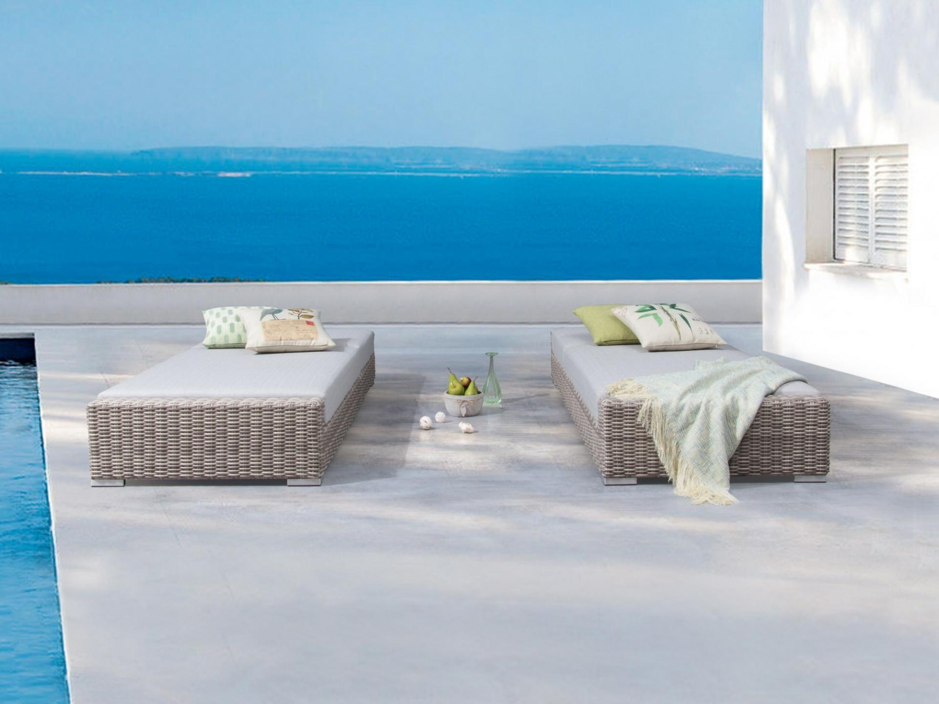 Savannah Outdoor Wicker Sun Lounge - Set Of Two 4