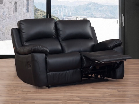 Lincoln Fabric Recliner Two Seater Sofa 1