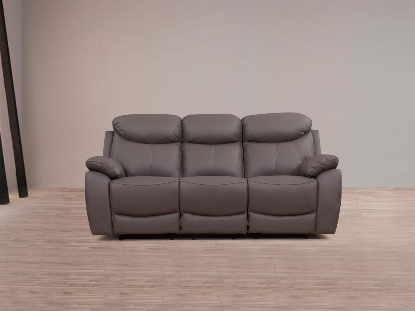 Brighton Fabric Recliner Three Seater Sofa 2