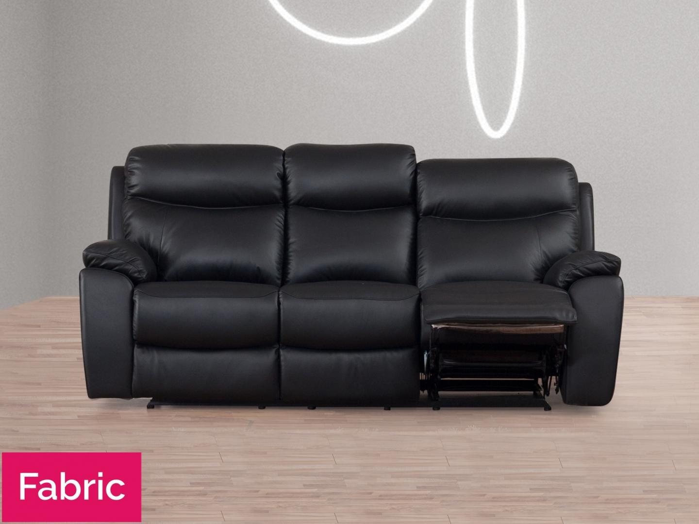 Balmoral Fabric Recliner Three Seat Sofa 2