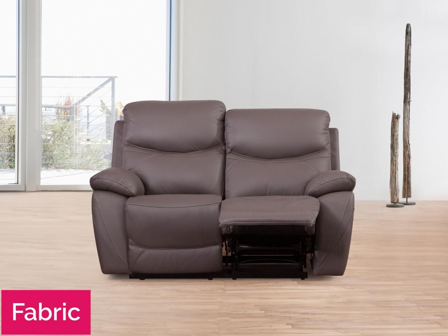 Chelsea Fabric Recliner Two Seat Sofa 2