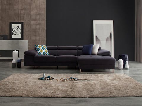 Boston Fabric Chaise Lounge Option A