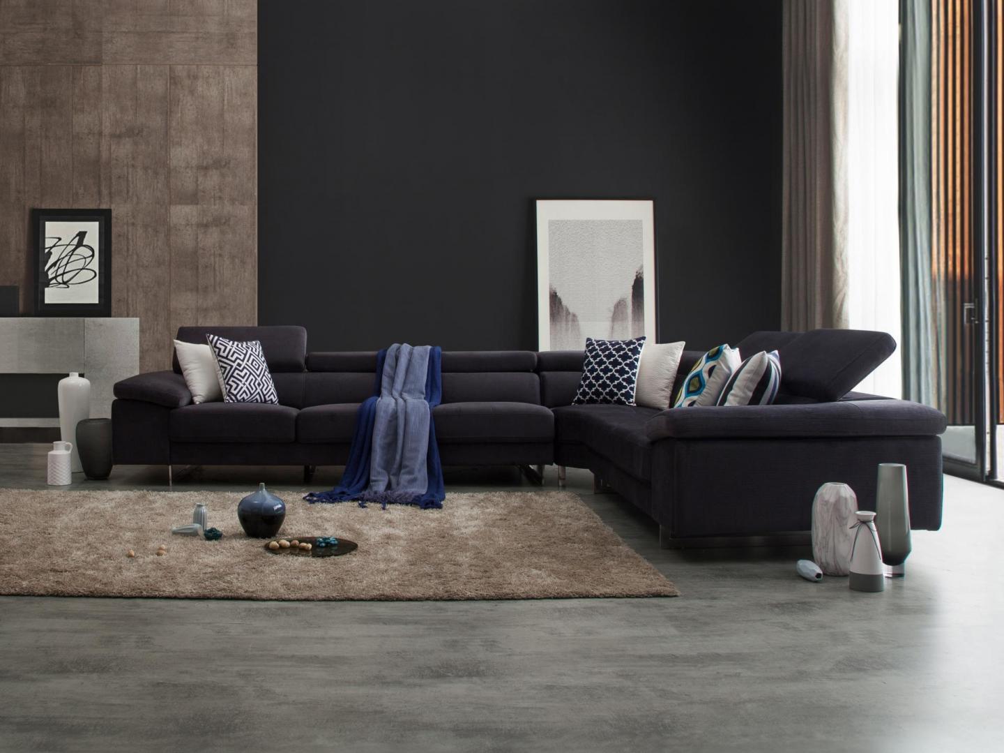 Boston Fabric Corner Lounge Option B 3