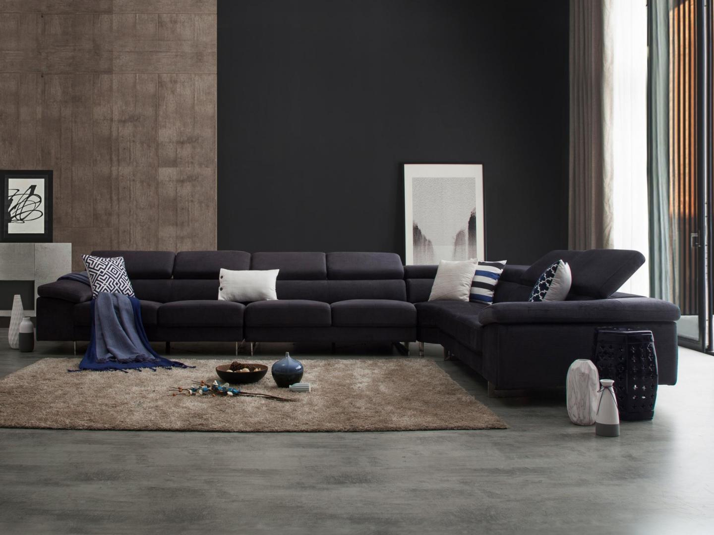 Boston Fabric Corner Lounge Option C 4