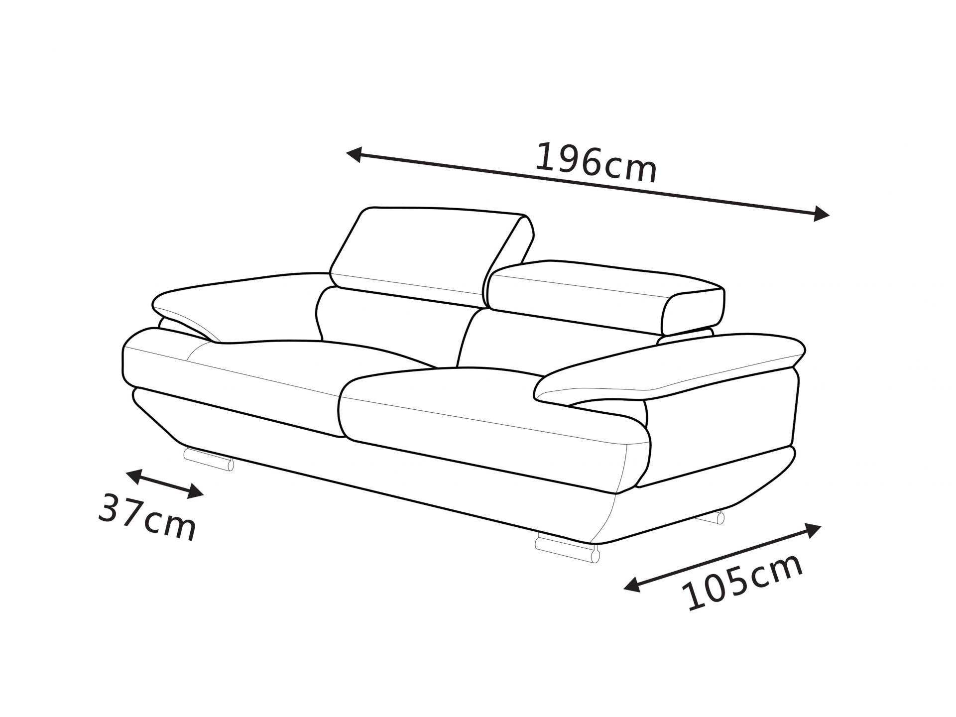 Lexington Fabric Two Seat Sofa