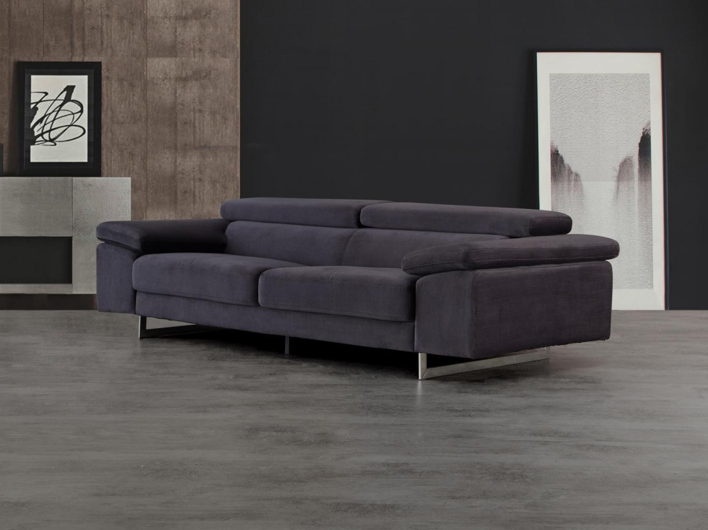 Boston Fabric Three Seat Sofa 3