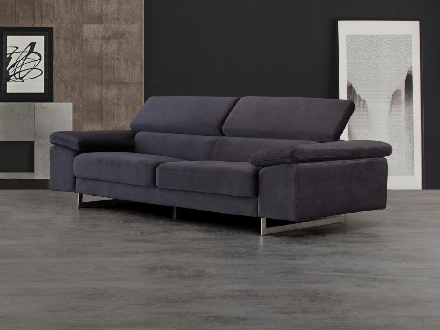 Boston Fabric Three Seat Sofa 4