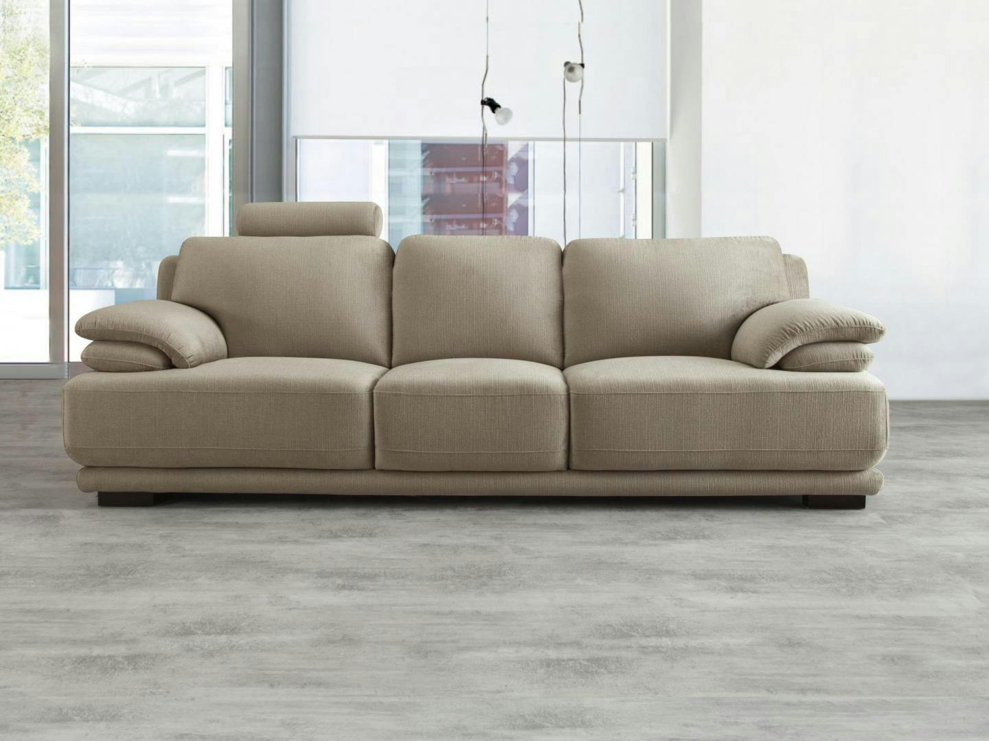 Juliet Fabric Three Seat Sofa