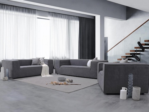 Atlas Fabric Sofa Suite 3 + 2 + 1 2