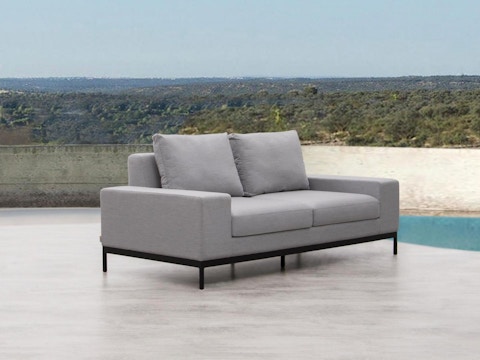 June Outdoor Fabric Two Seater Sofa 2