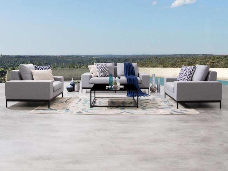 June Outdoor Fabric Sofa Suite 2 + 1 + 1 With Coffee Table