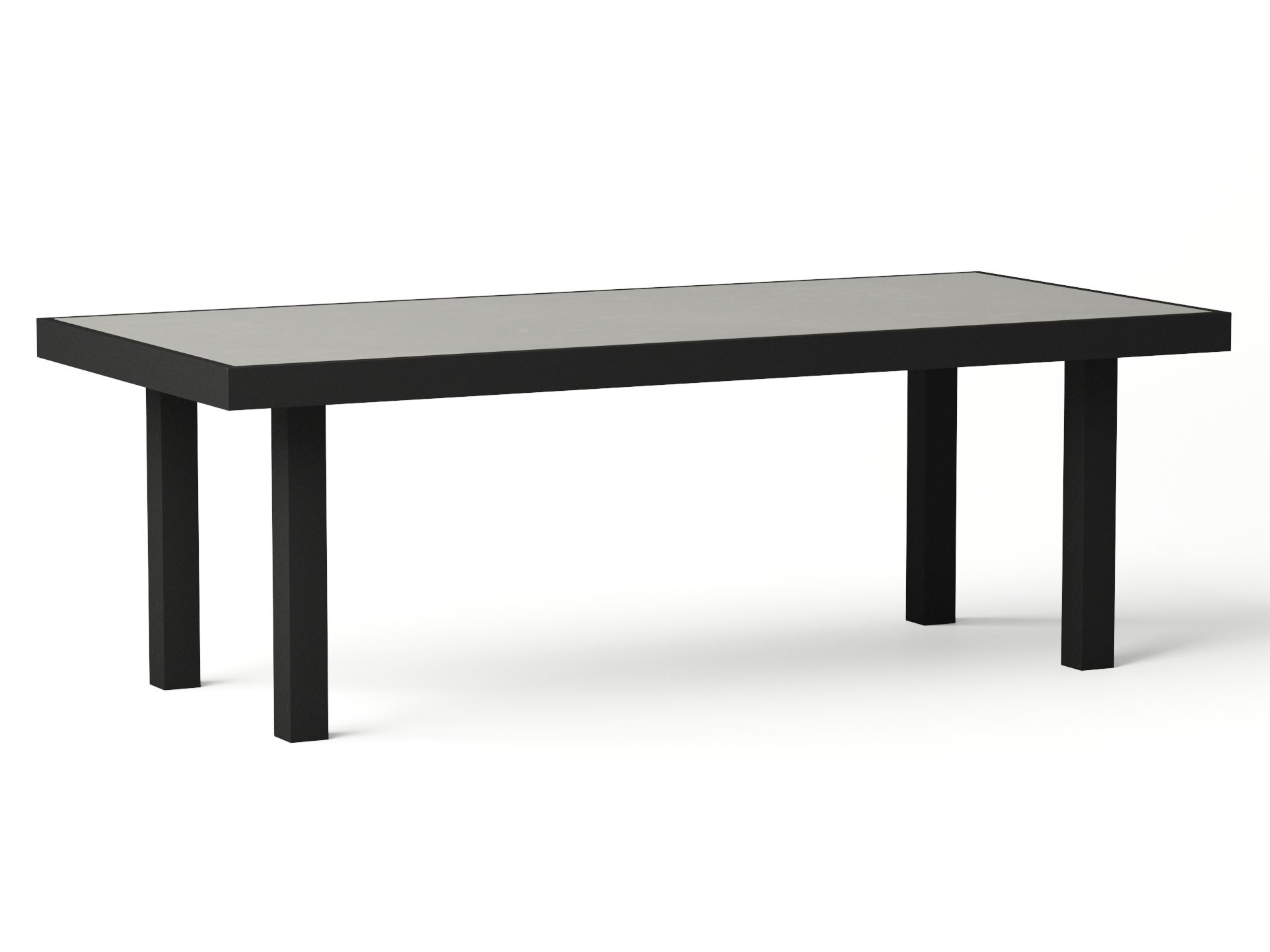 Invini Black 220x100 Outdoor Dining Table 3