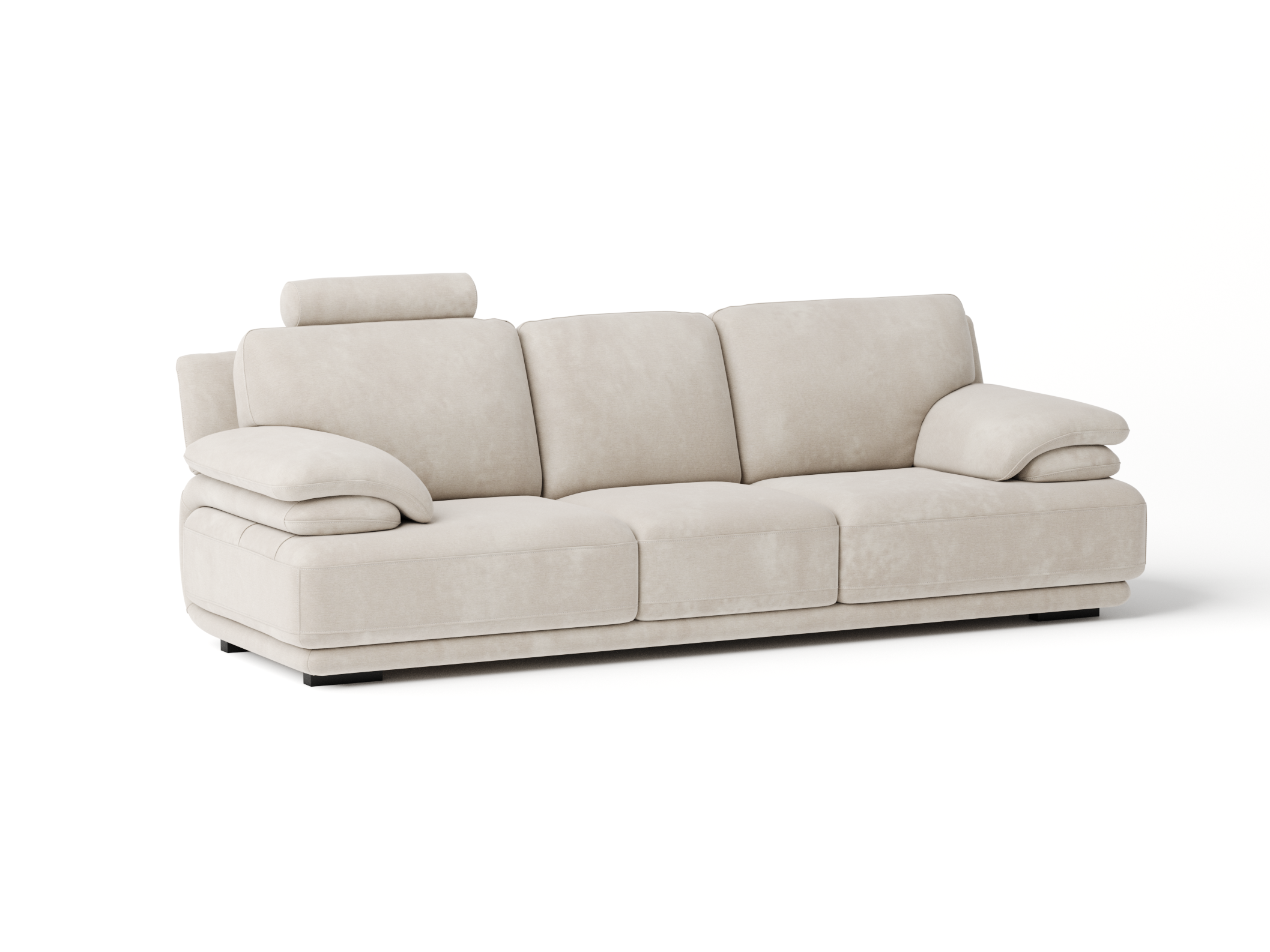 Juliet Fabric Three Seat Sofa 4