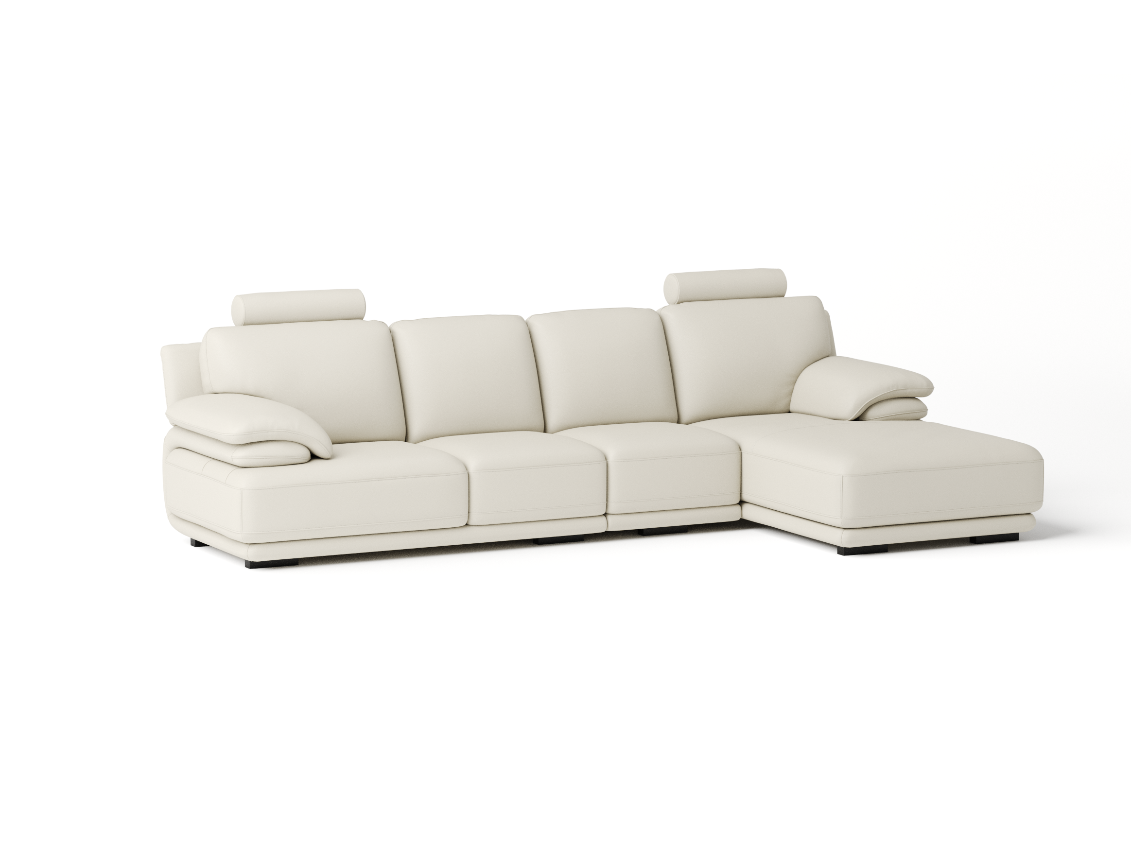 Juliet Leather Chaise Lounge Option B 3
