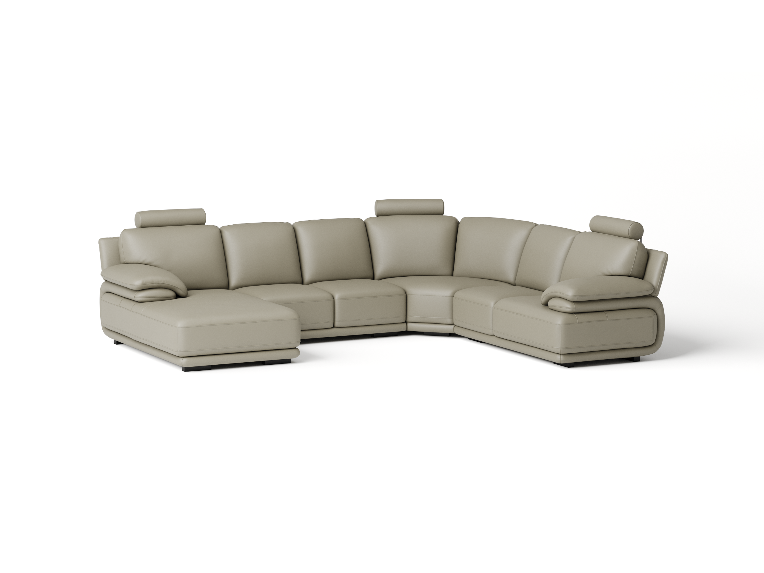 Juliet Leather Modular Lounge Option A 3