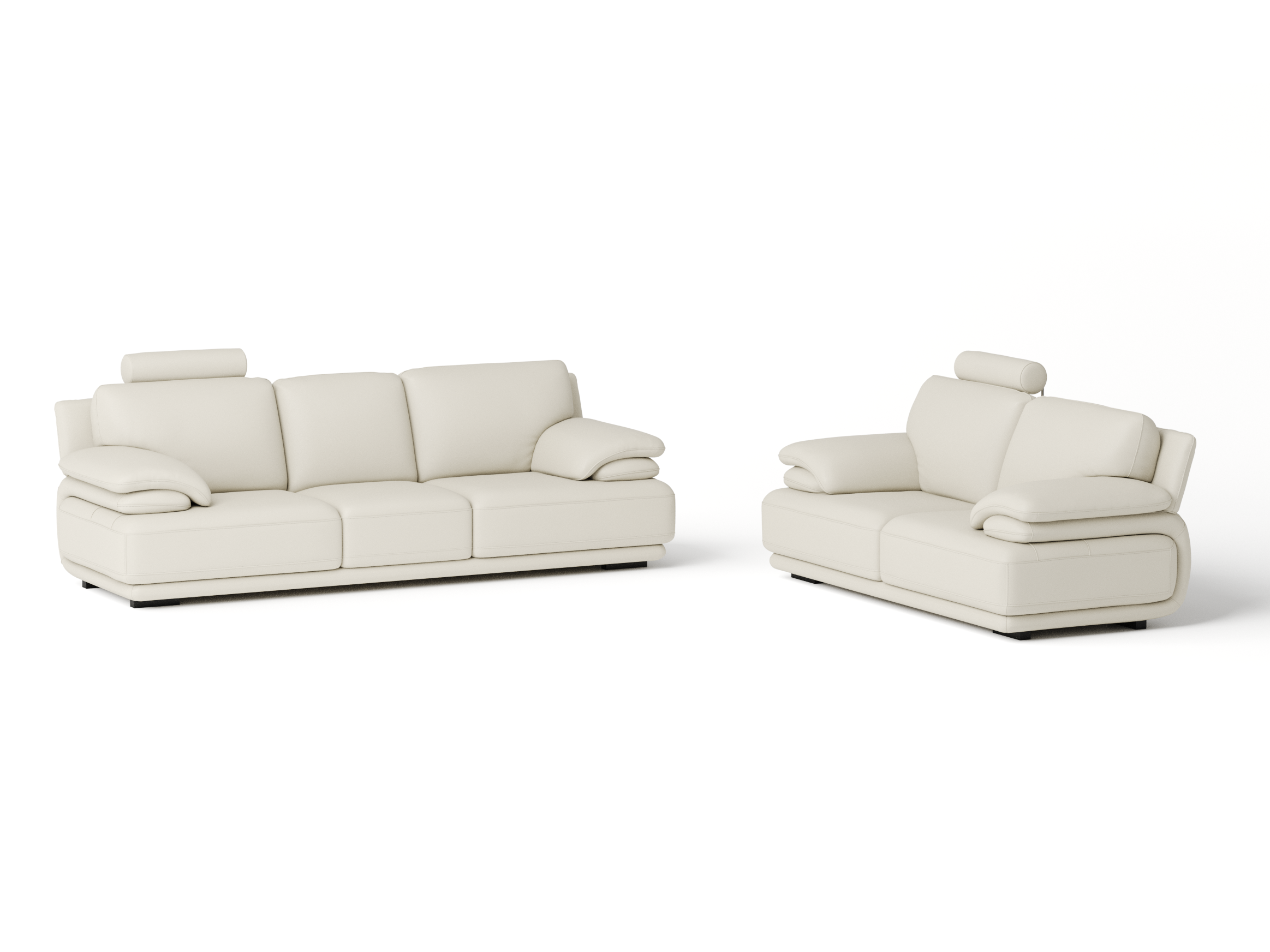 Juliet Leather Sofa Suite 3 + 2 4