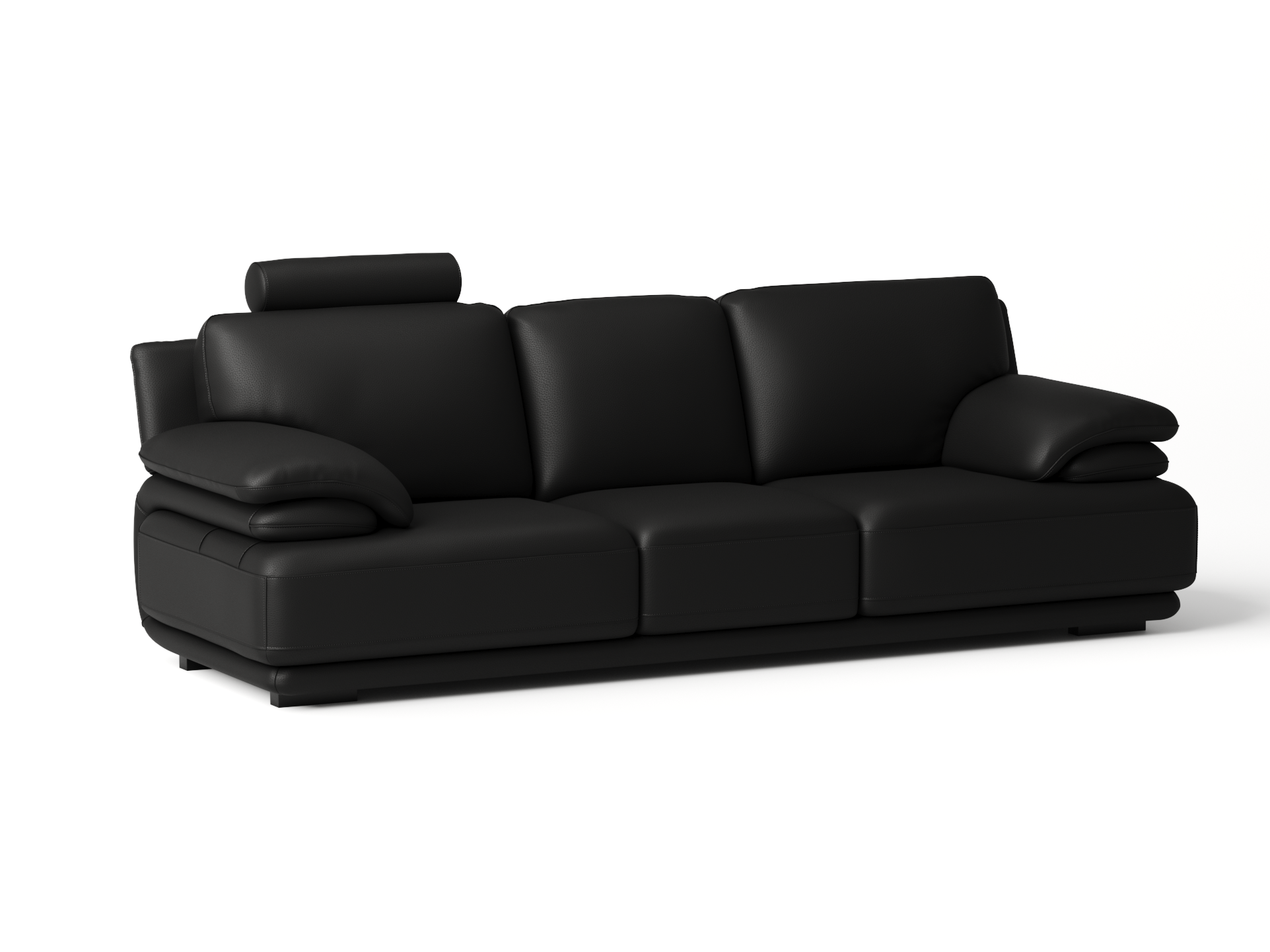 Juliet Leather Three Seat Sofa 3