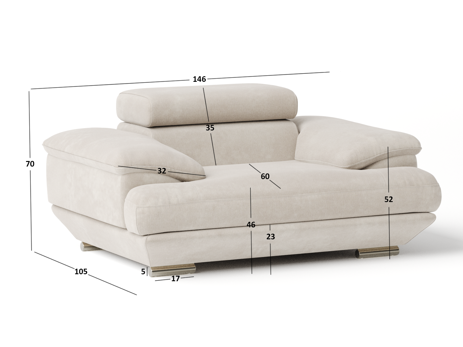 Lexington Fabric Armchair 3