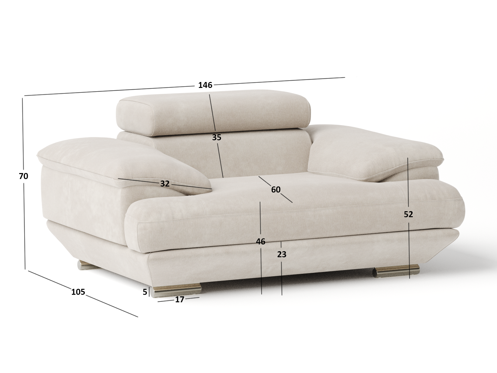 Lexington Fabric Armchair