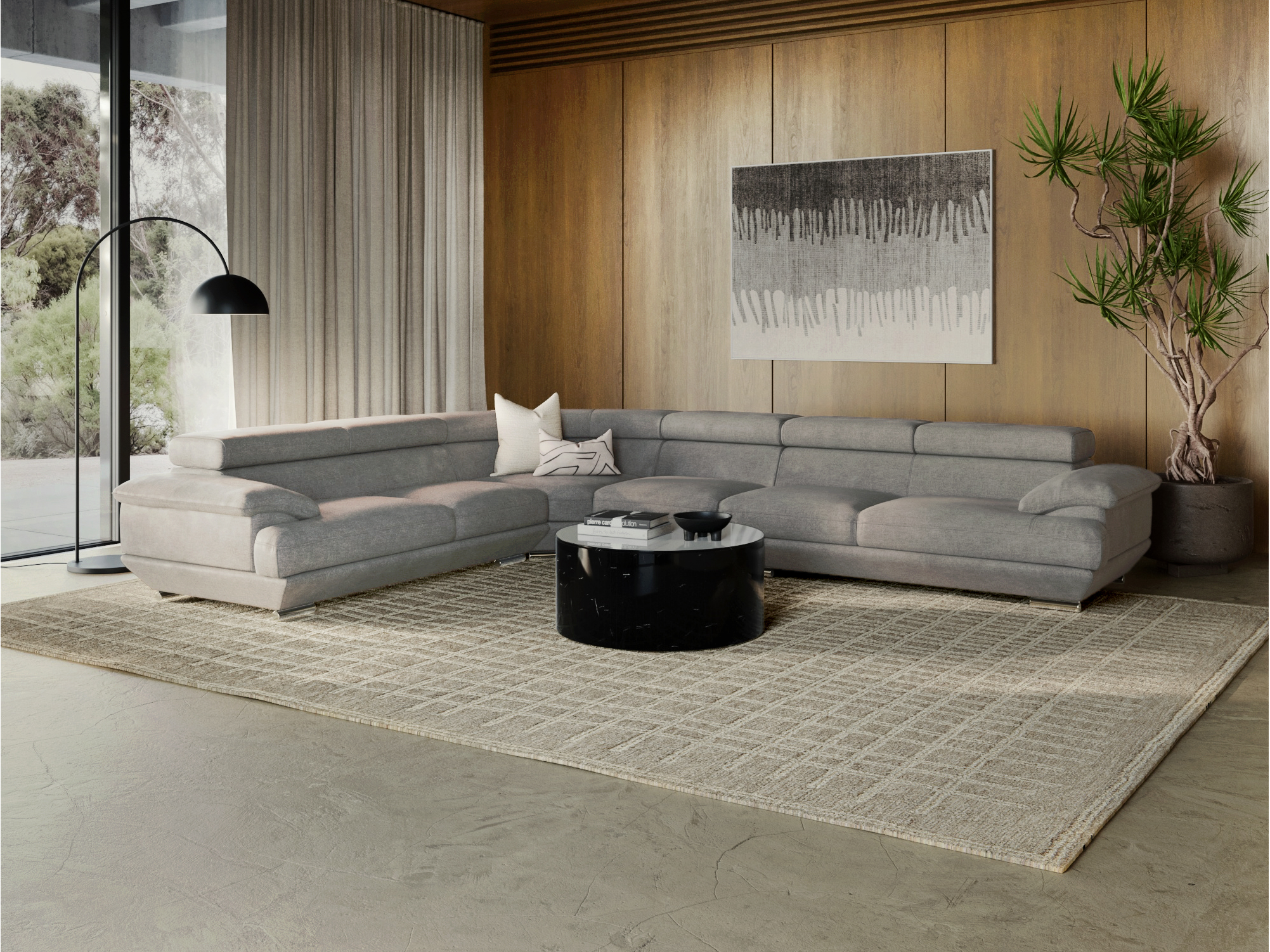 Lexington Fabric Corner Lounge Option B 4