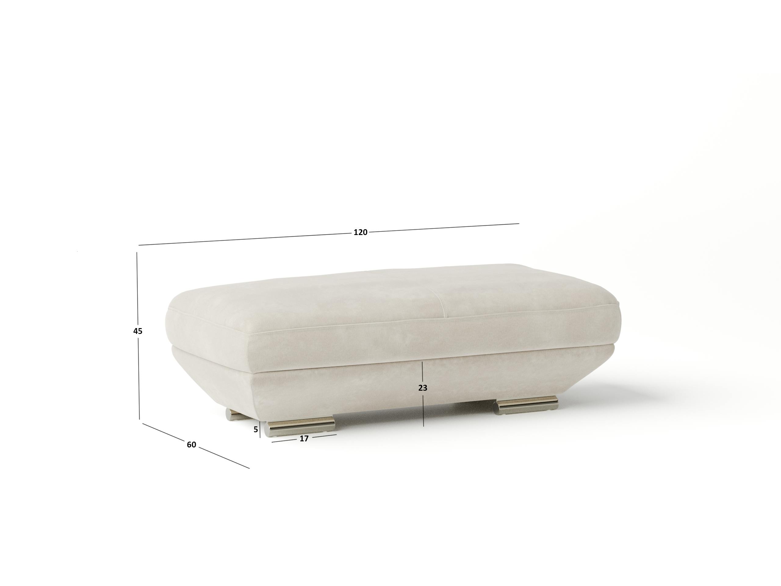 Lexington Fabric Ottoman 60x120x45