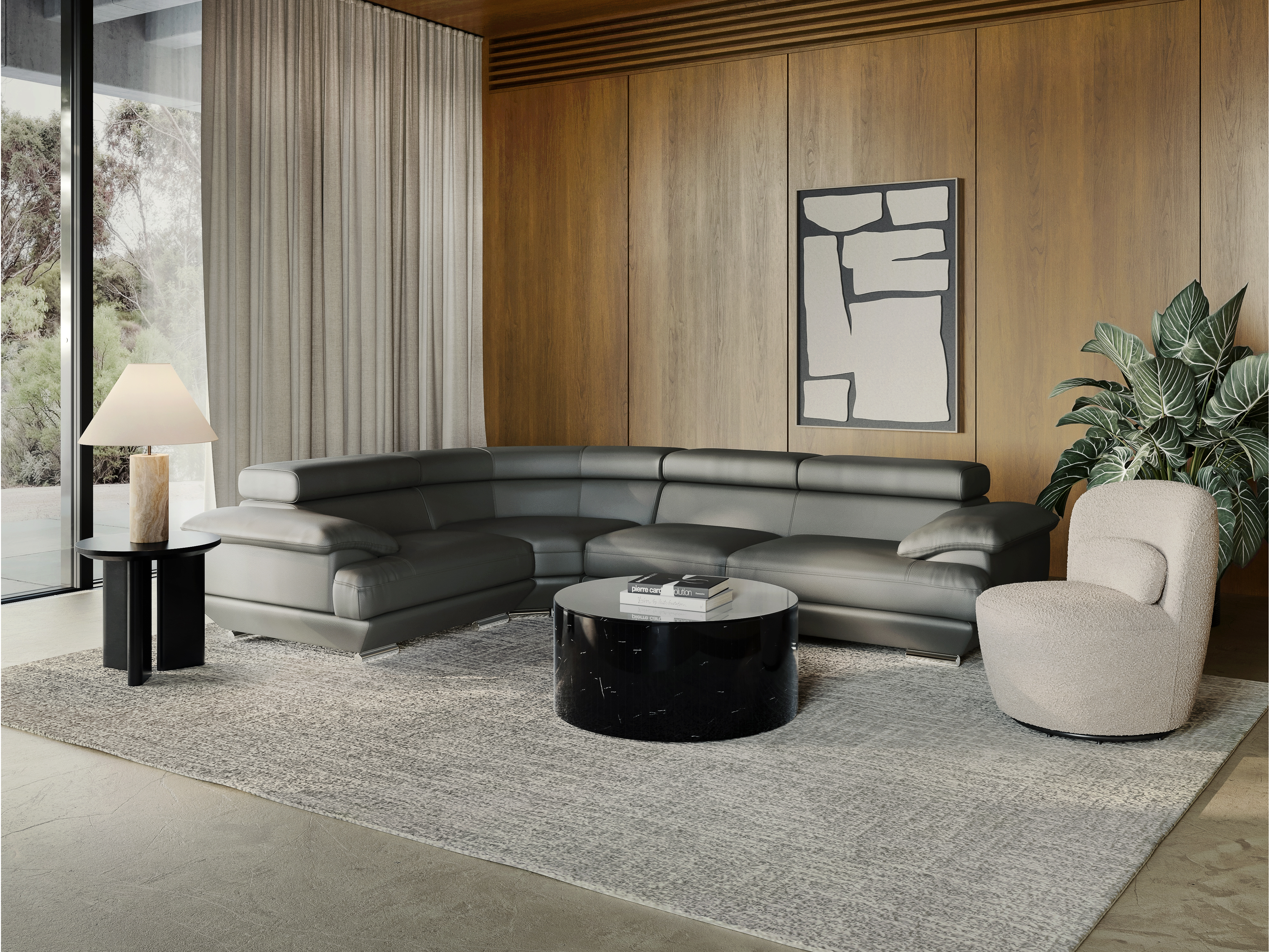 Lexington Leather Corner Lounge Option E 3