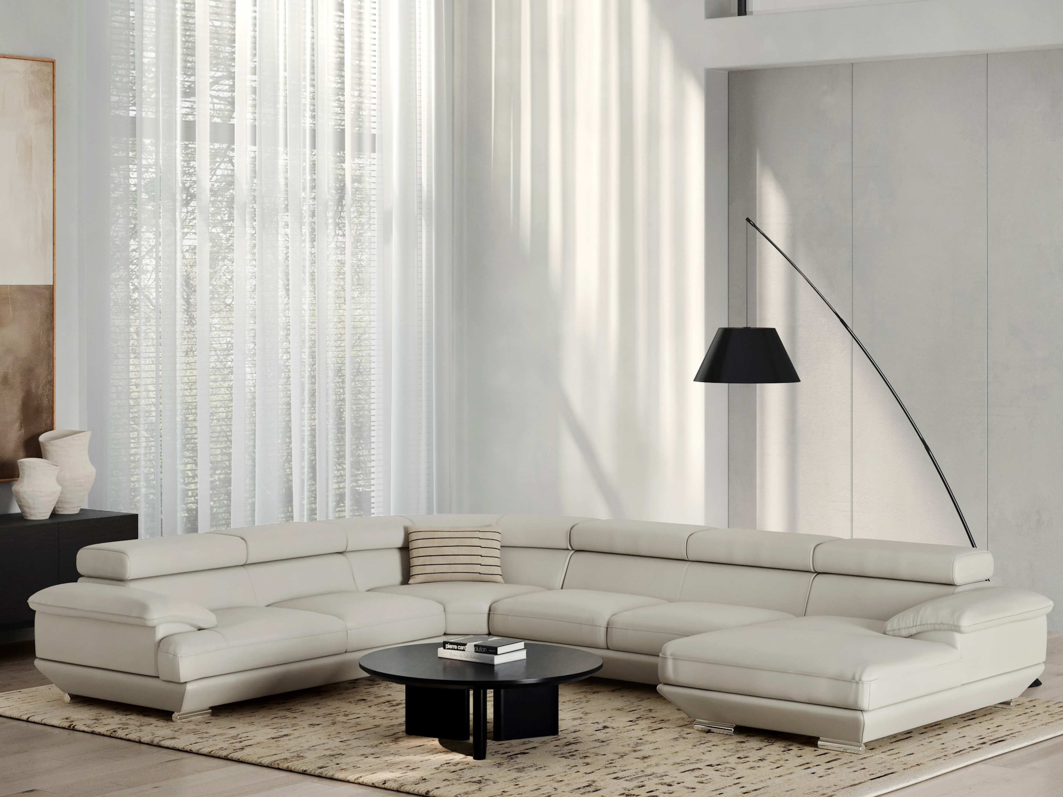 Lexington Leather Modular Lounge Option A 5