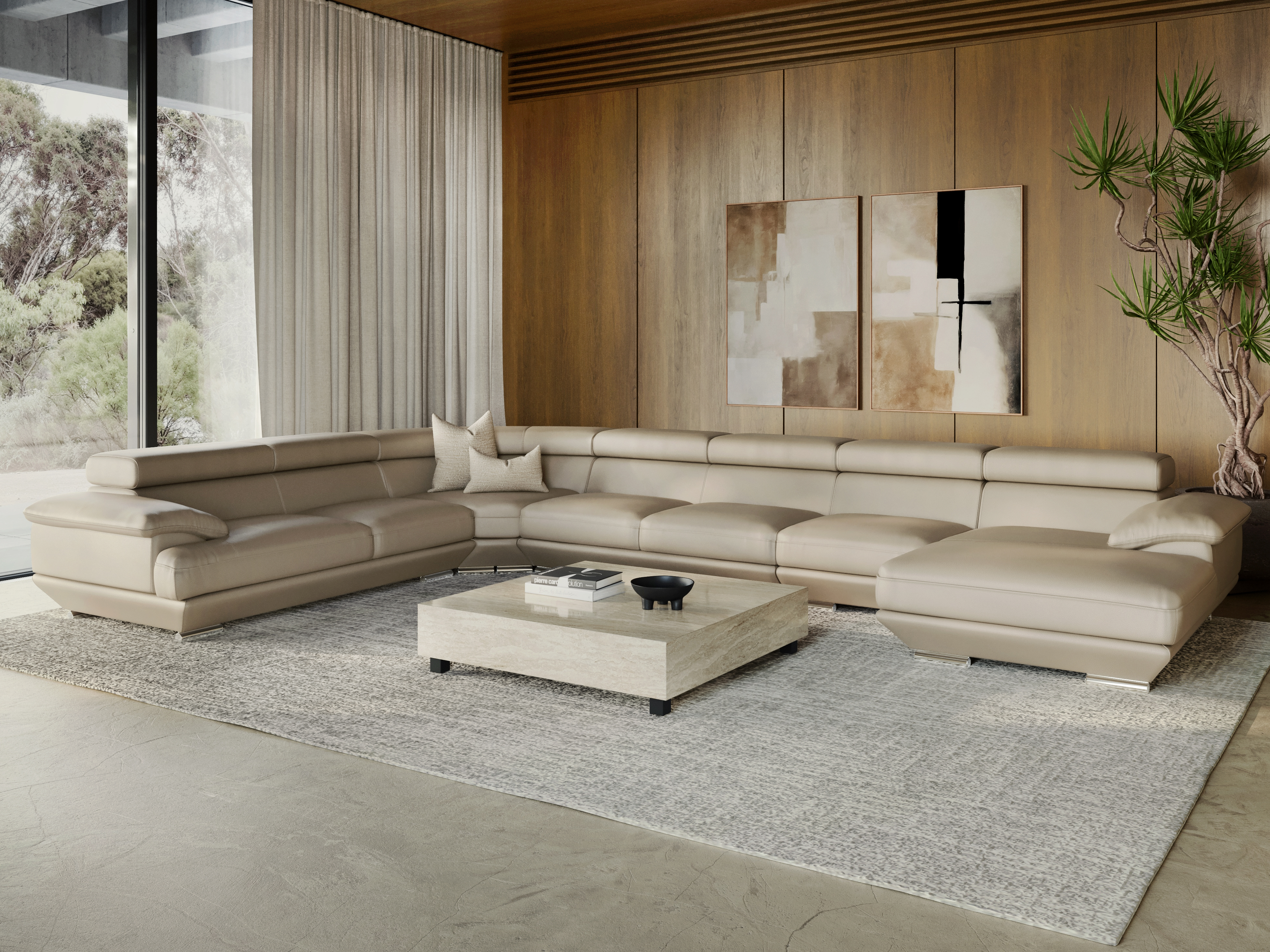 Lexington Leather Modular Lounge Option B 3