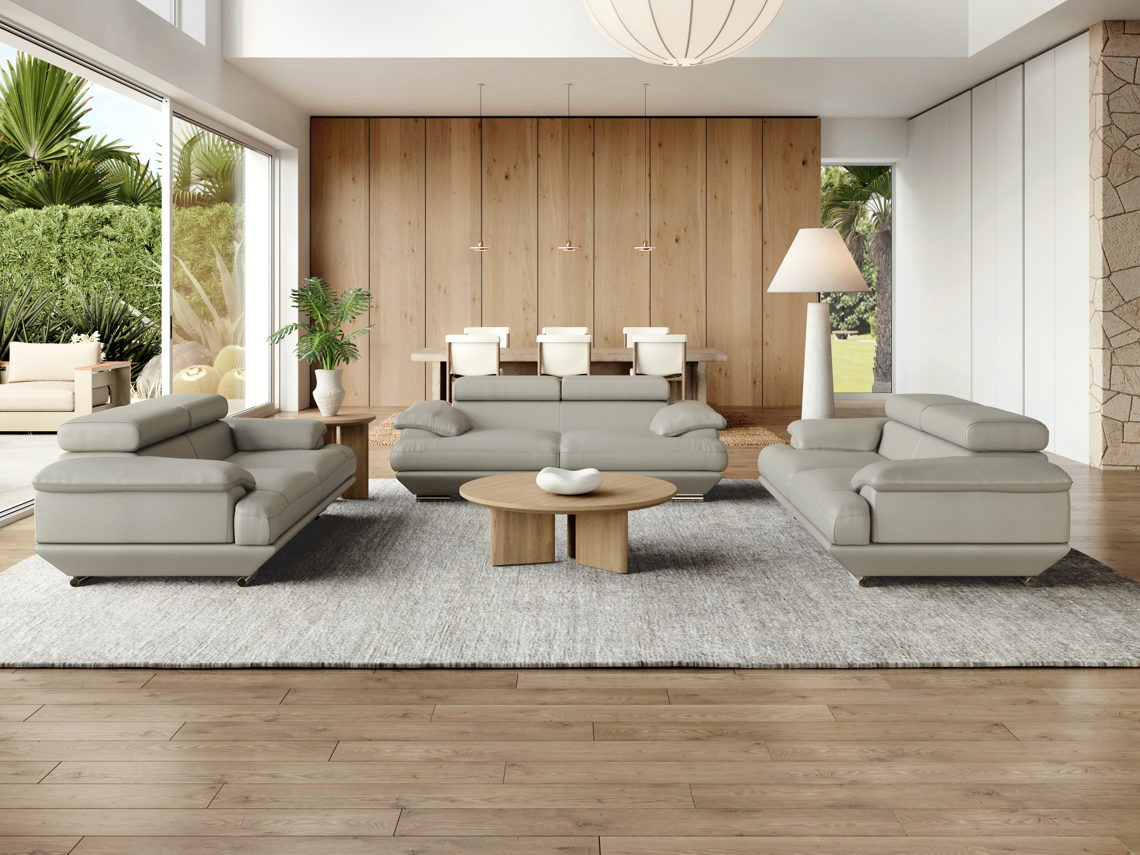 Lexington Leather Two Seat Sofa 3