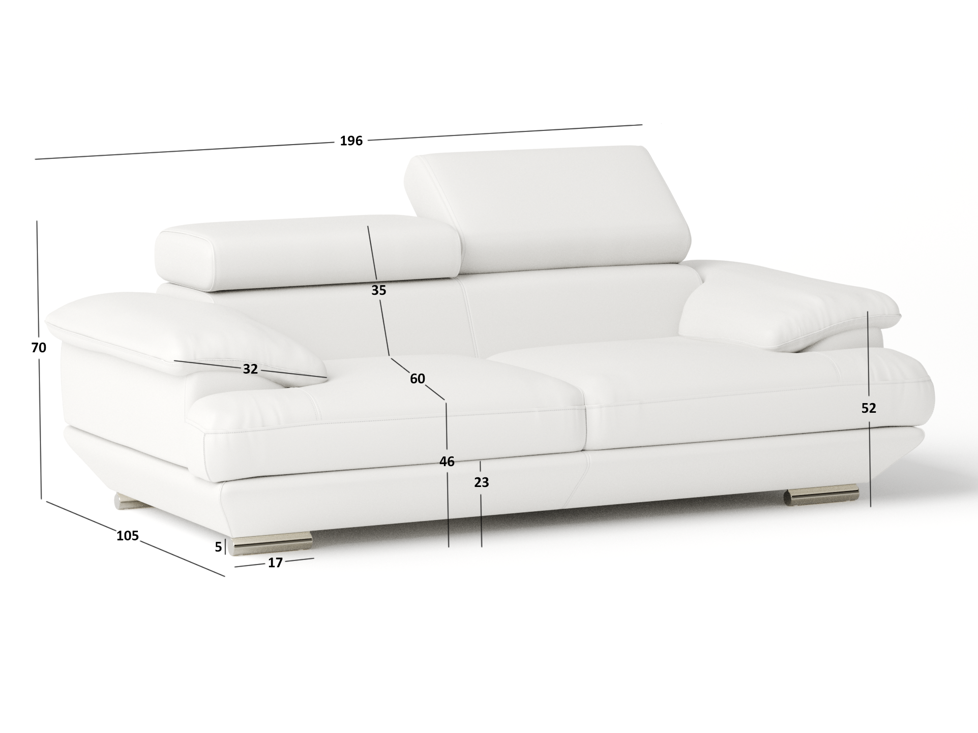 Lexington Leather Two Seat Sofa 6