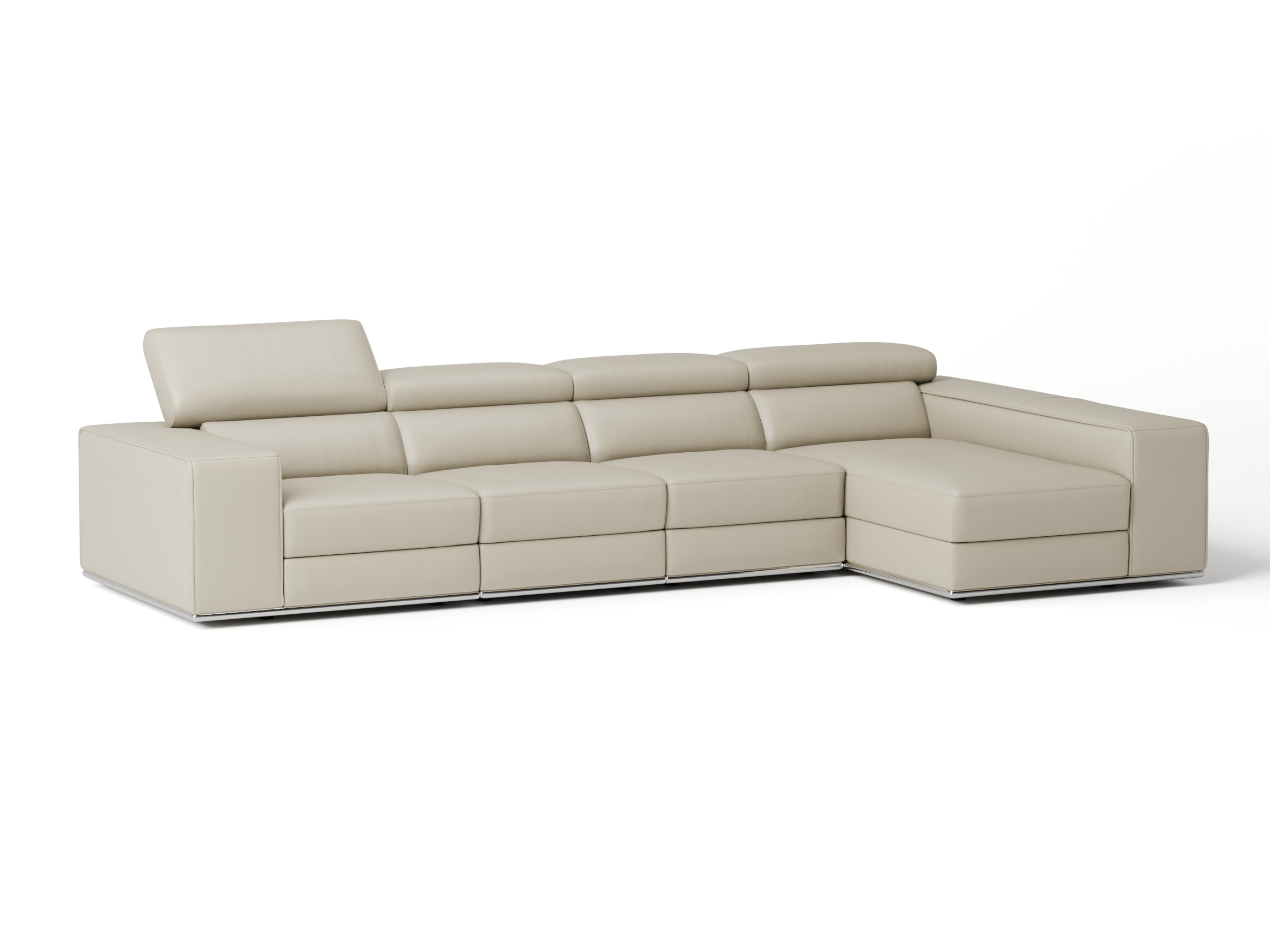 Lorenzo Leather Chaise Lounge Option B 3