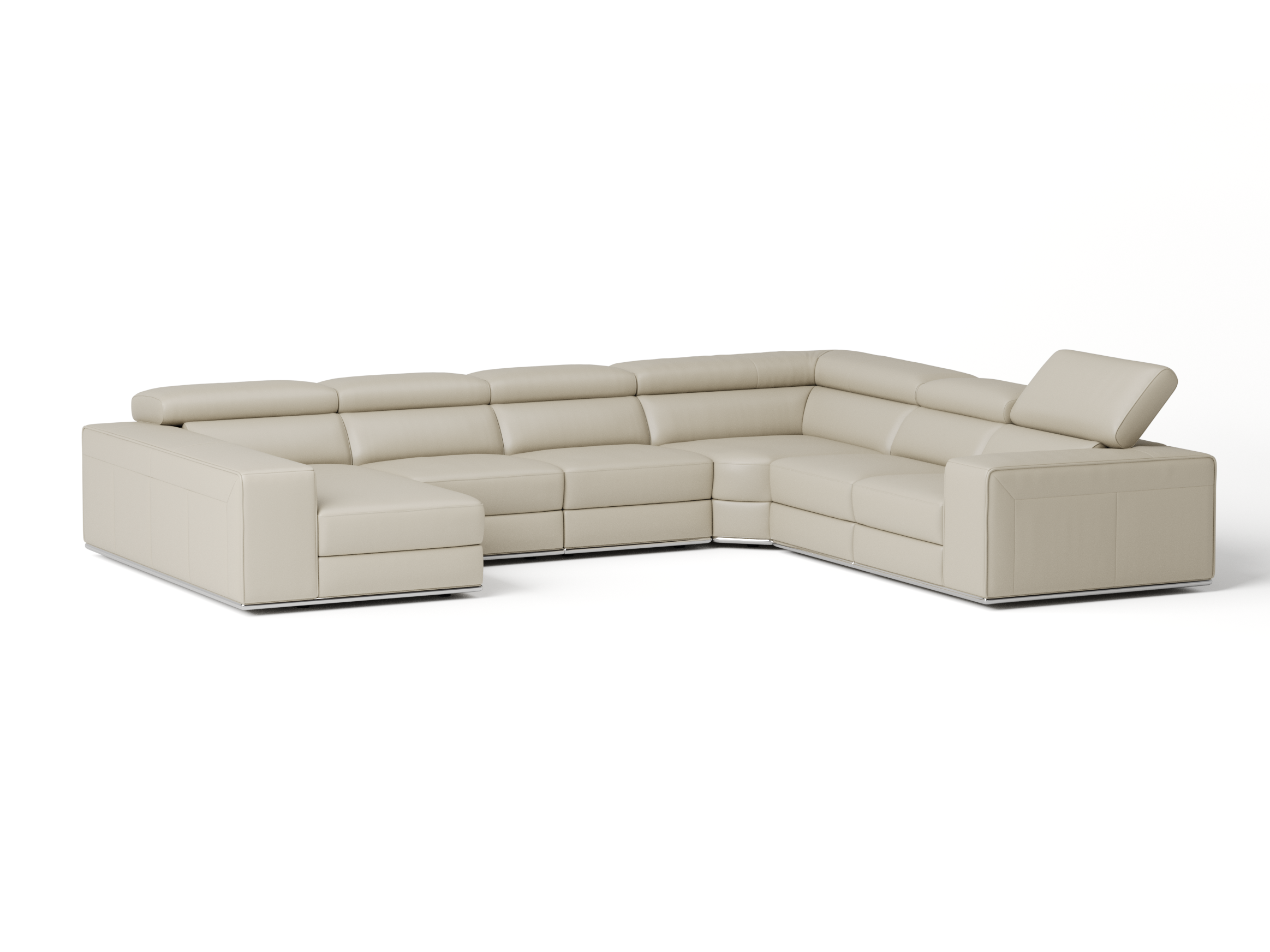 Lorenzo Leather Modular Lounge Option A 5