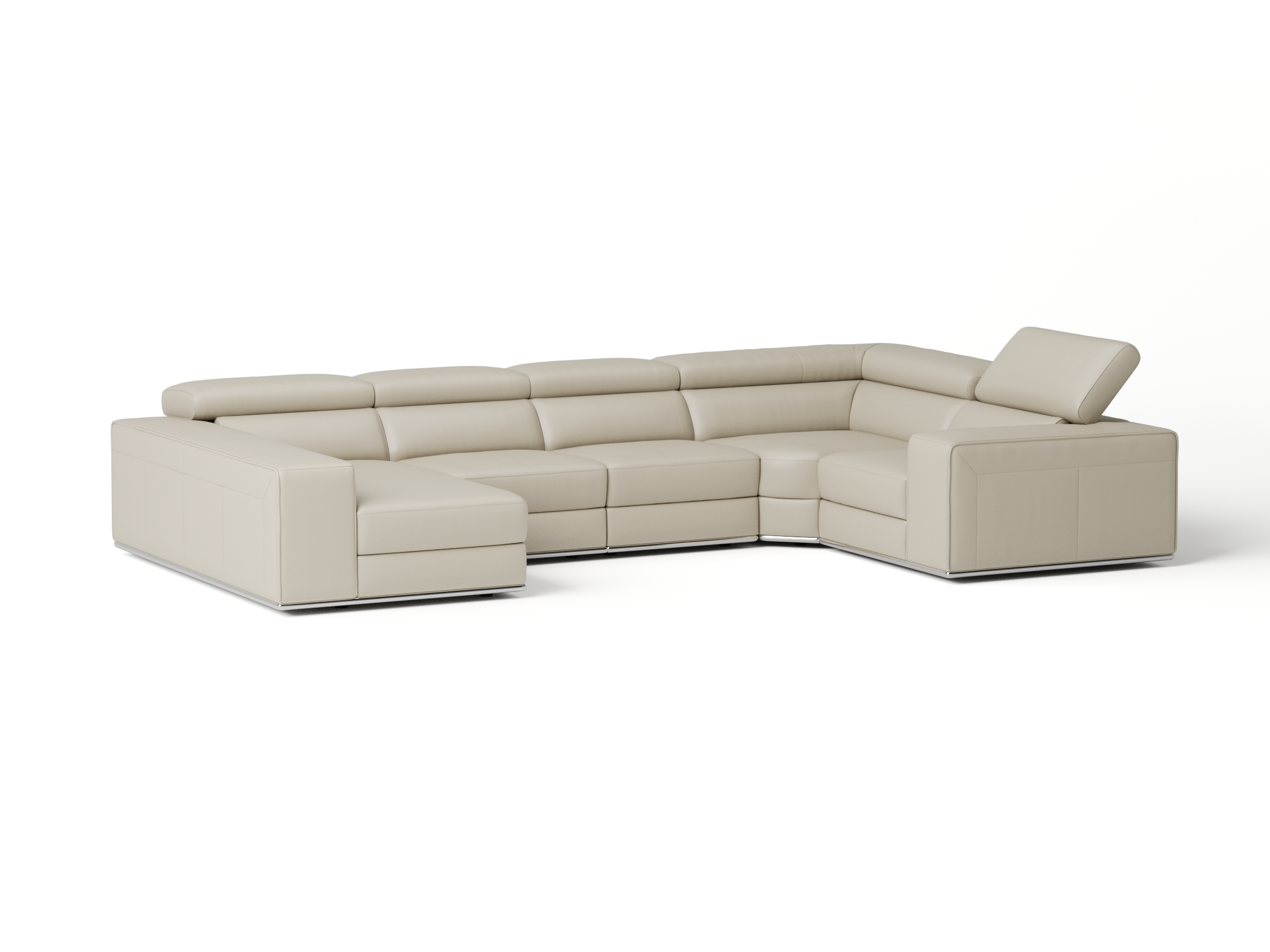 Lorenzo Leather Modular Lounge Option C 3
