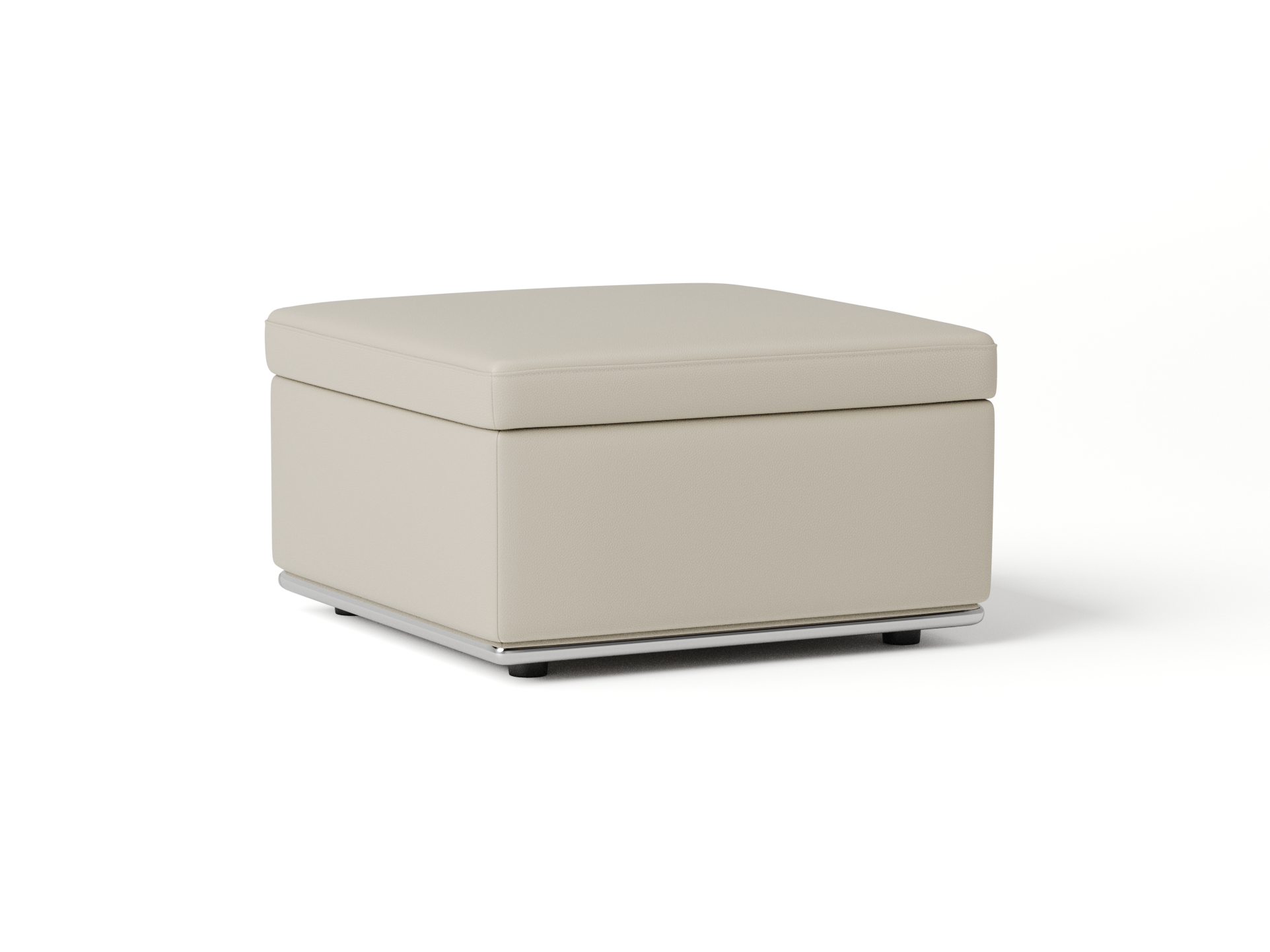 Lorenzo Leather Ottoman With Storage