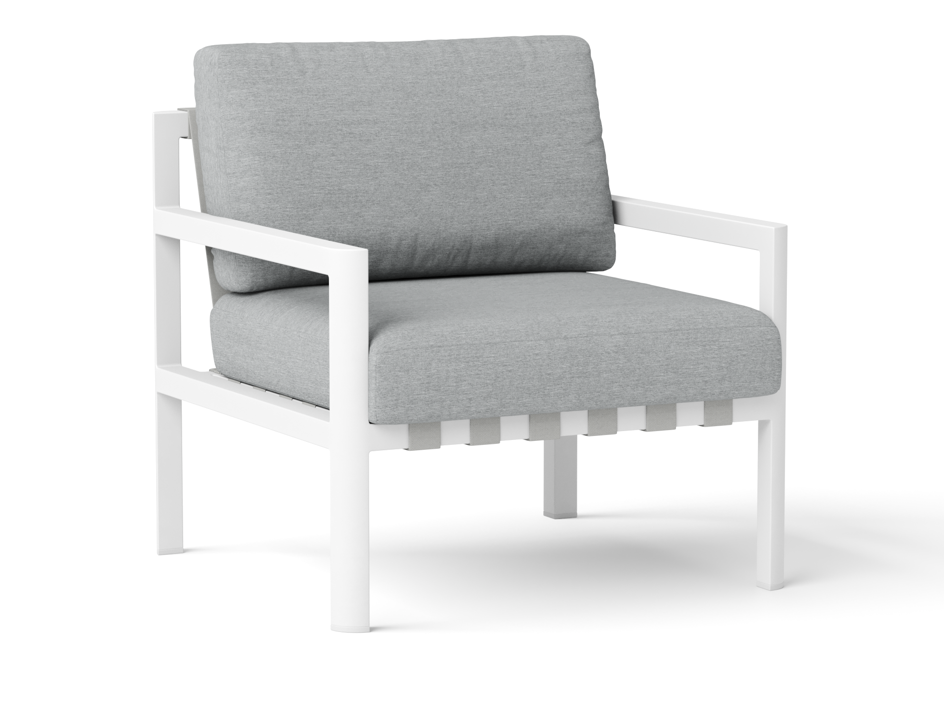 Manly White Outdoor Armchair 12