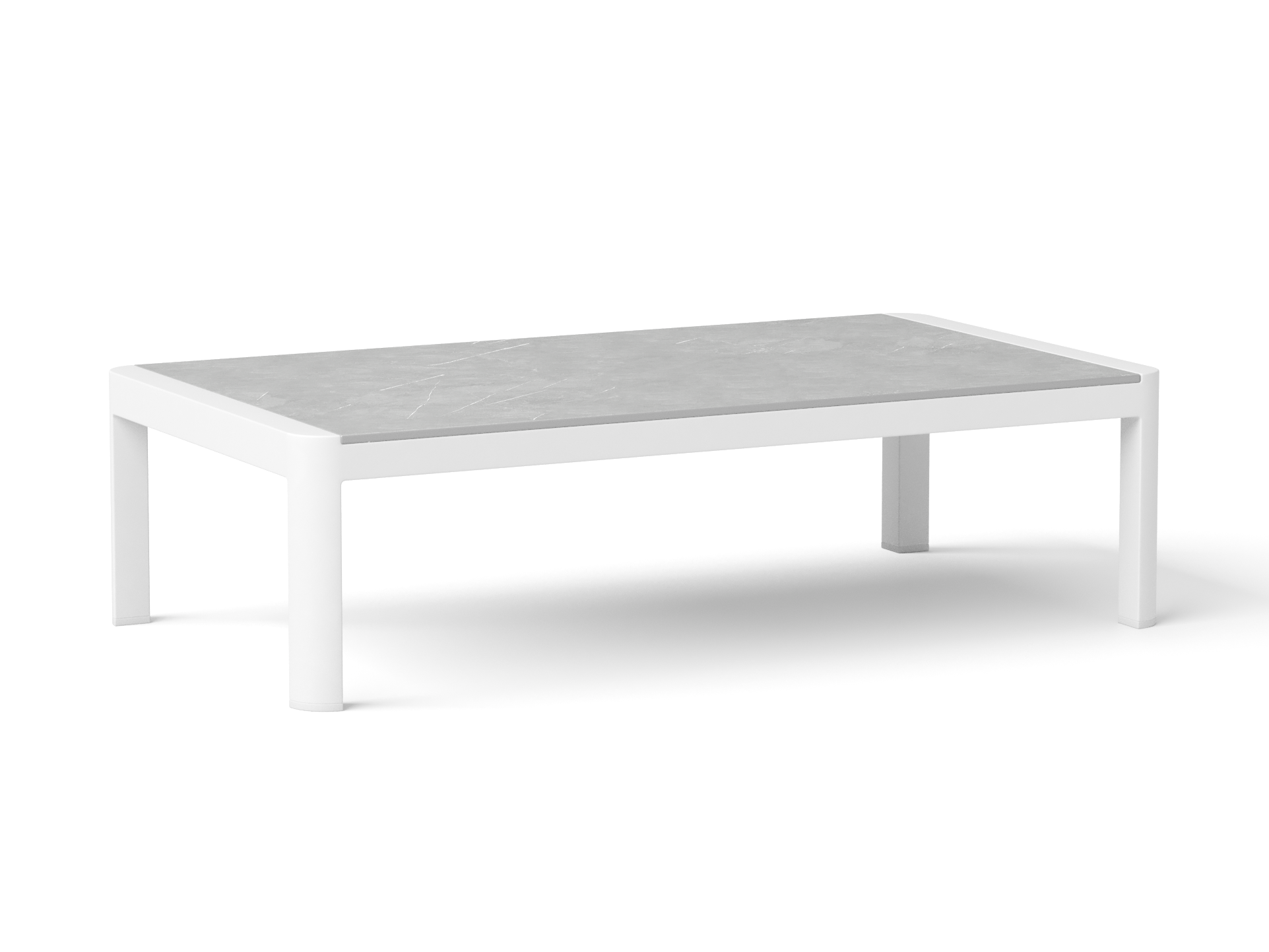 Manly White Outdoor Coffee Table 6