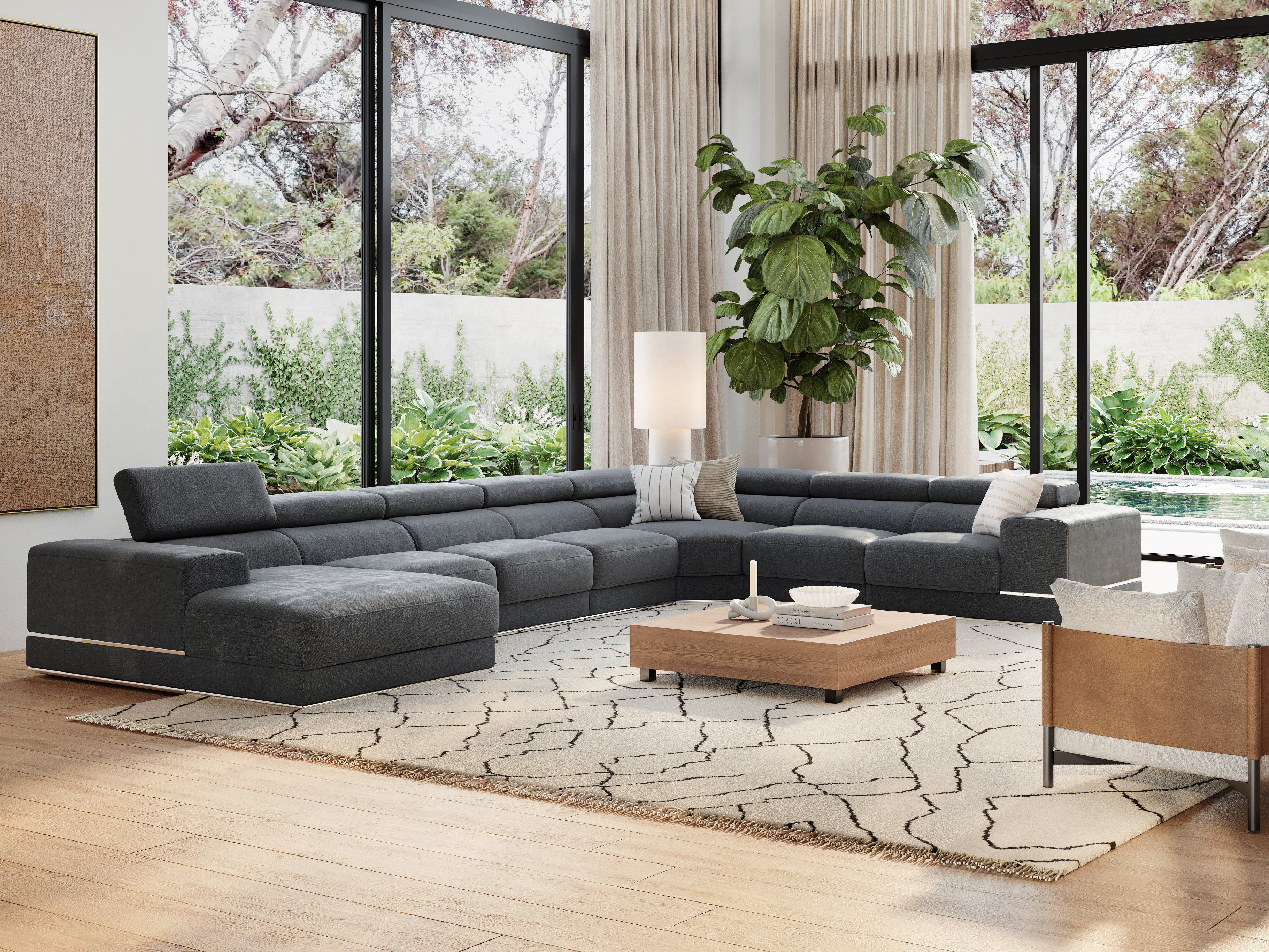 Napoleon Fabric Modular Lounge Option B