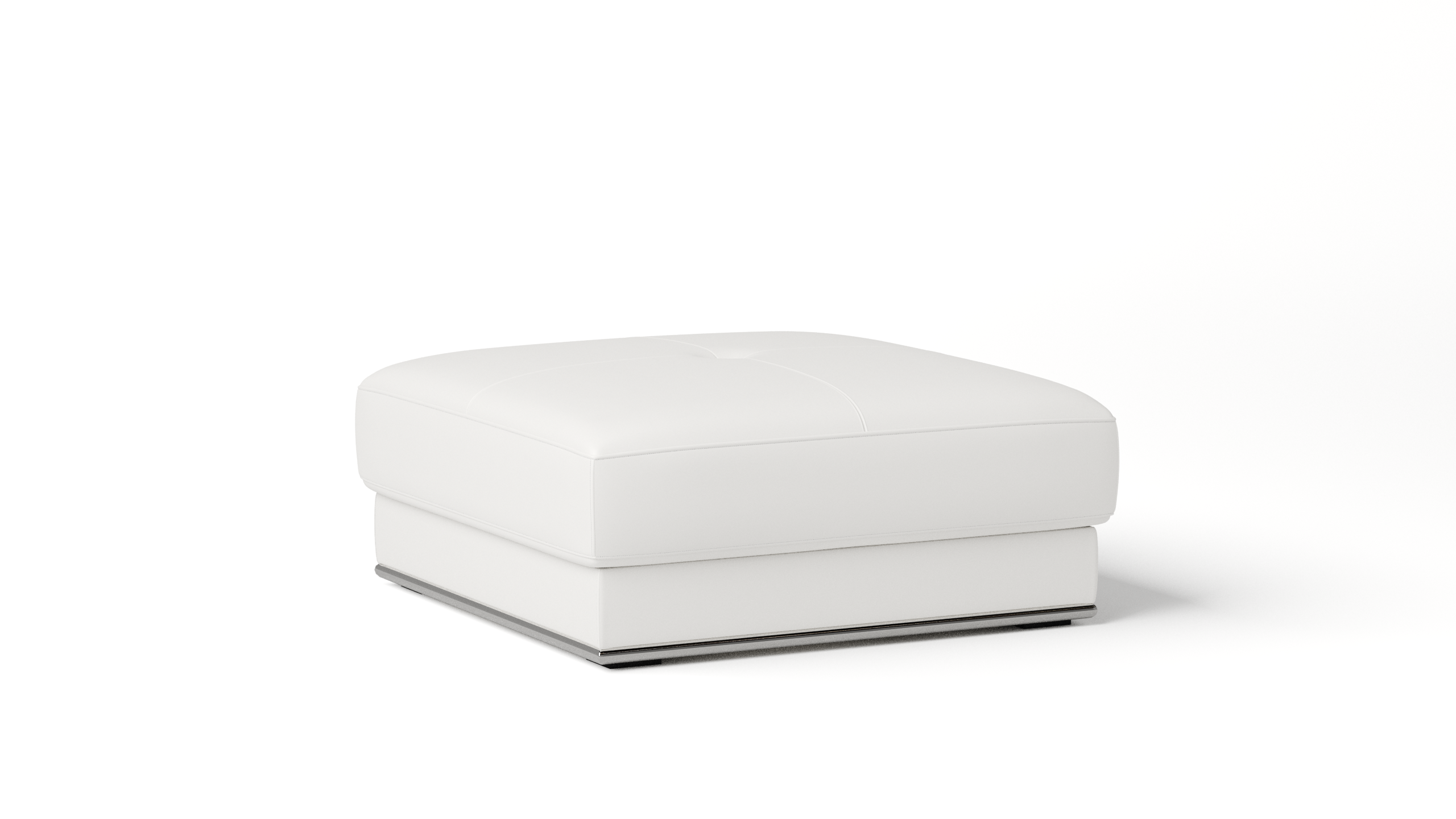 Napoleon Leather Ottoman 100x100x45