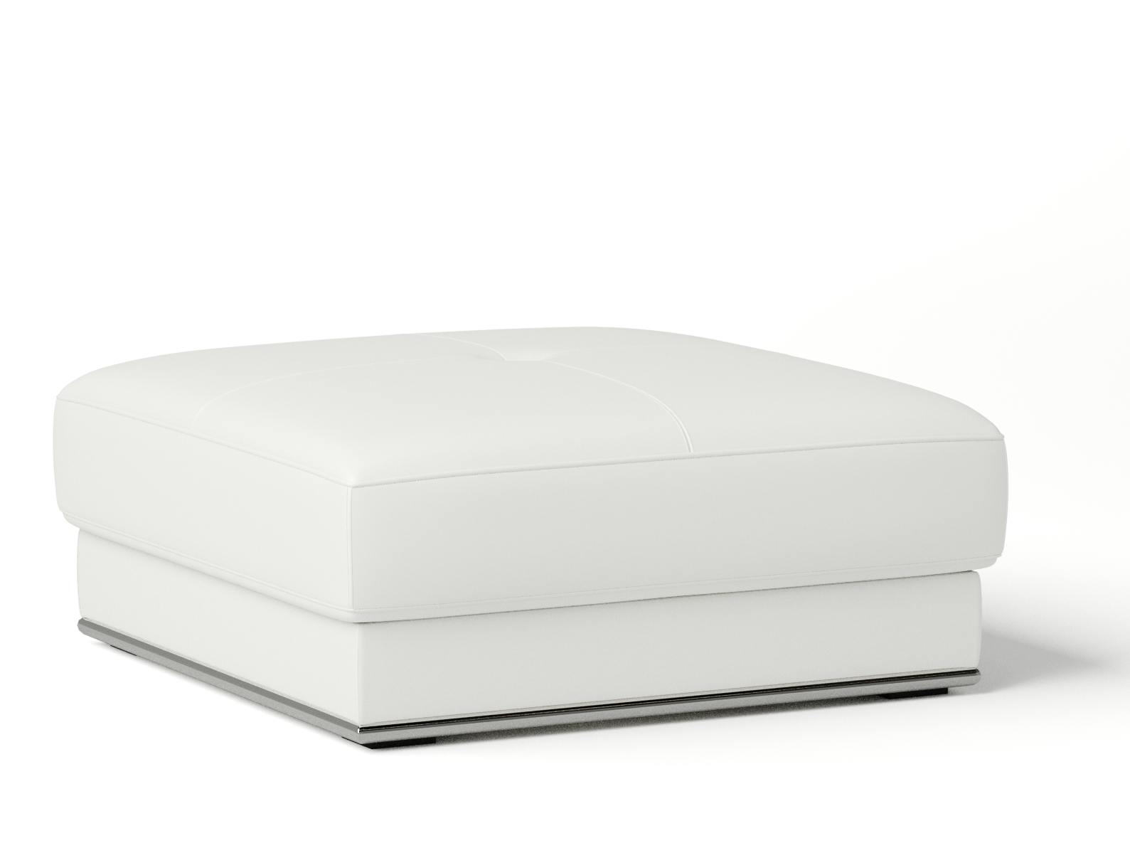 Napoleon Leather Ottoman 100x100x45