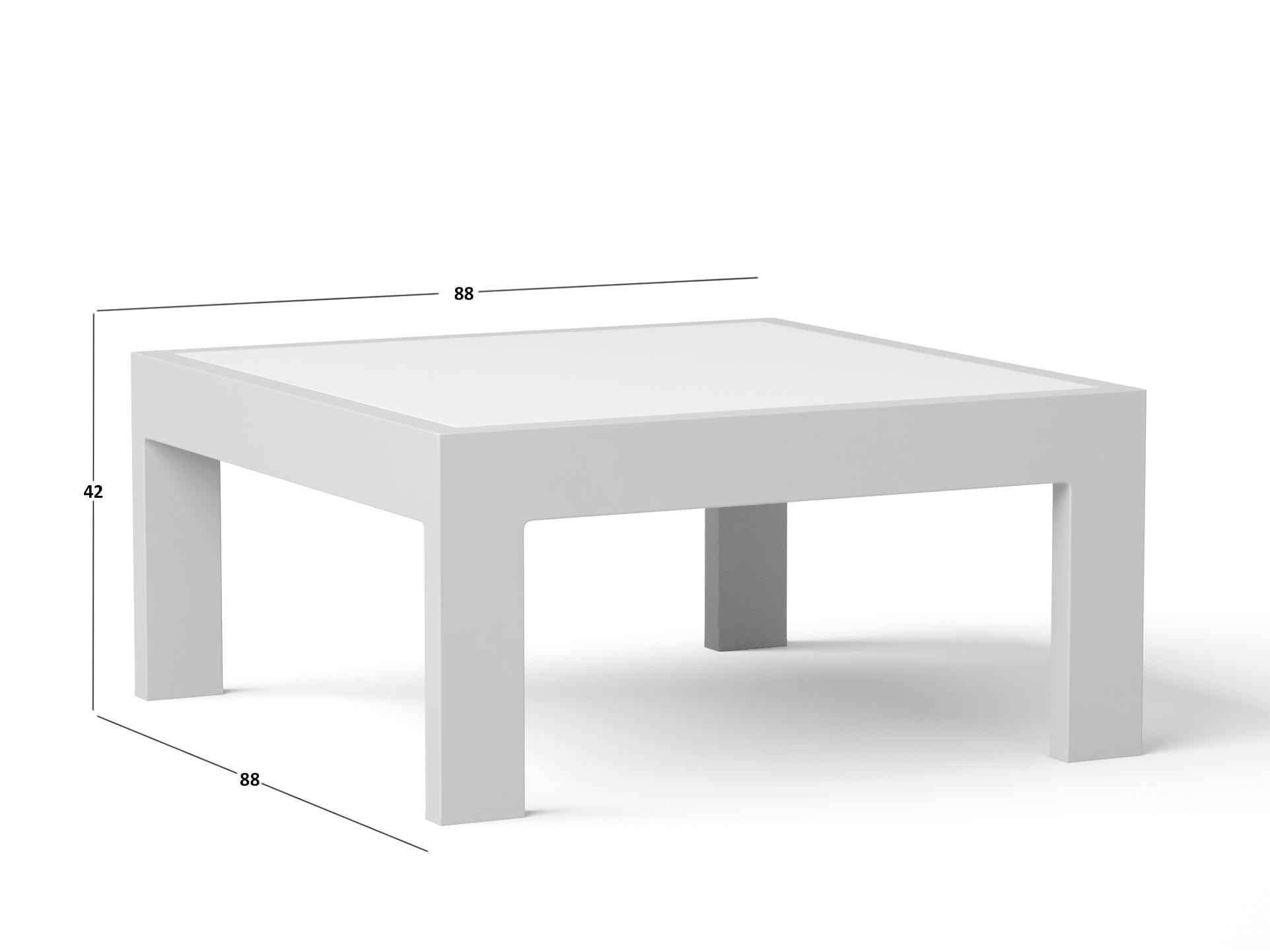 New Noosa White Outdoor Coffee Table