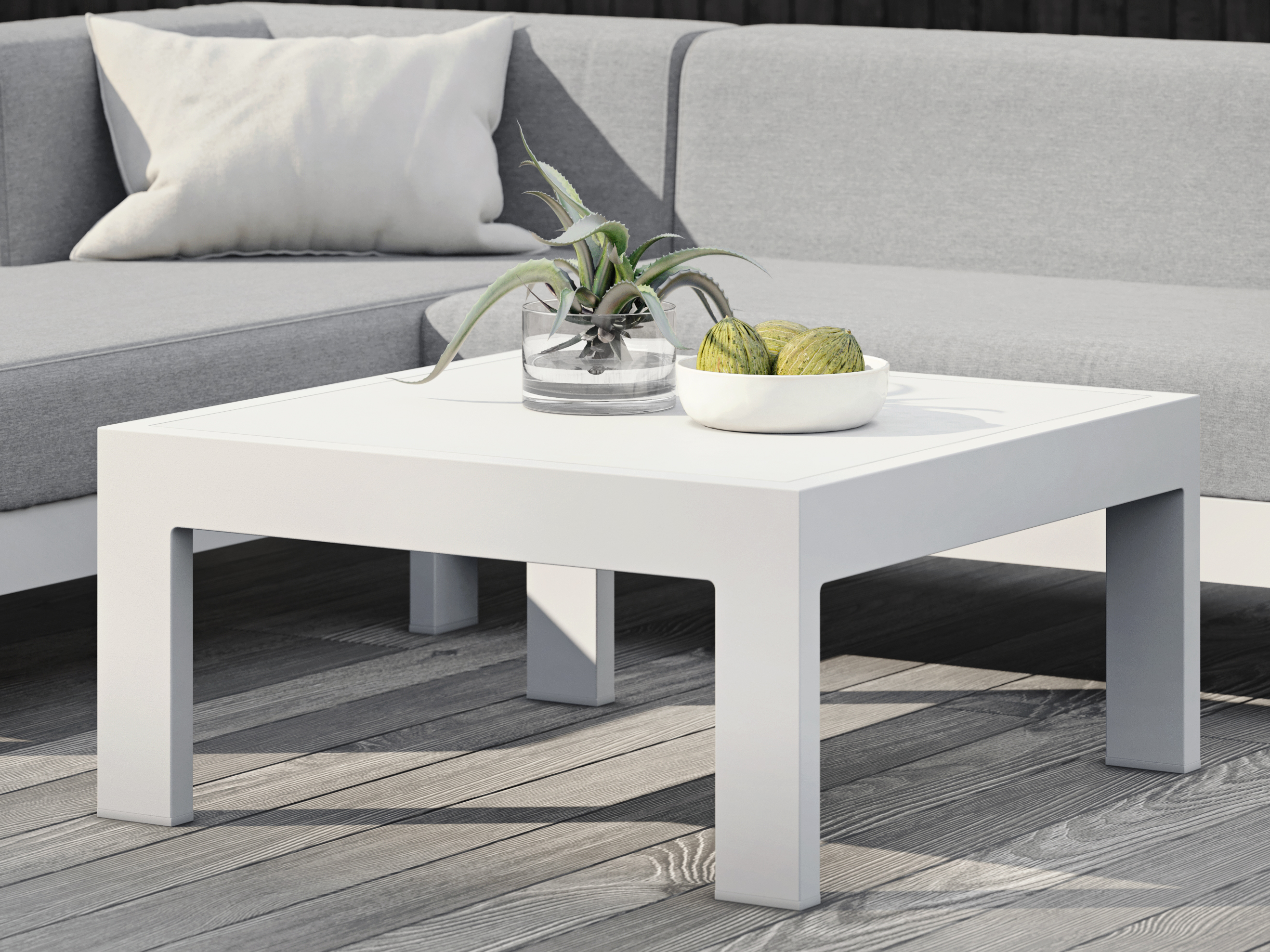New Noosa White Outdoor Coffee Table 3