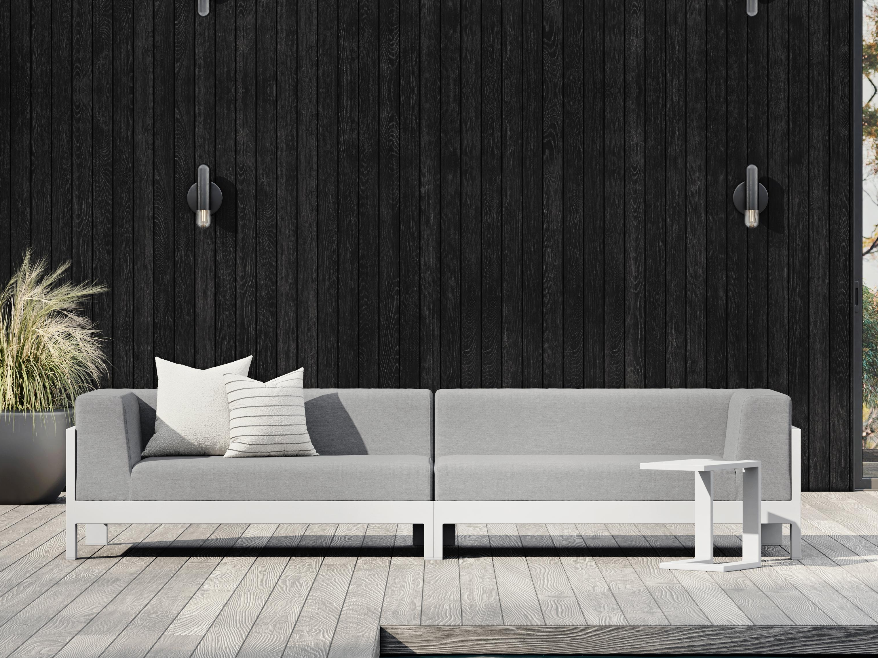 New Noosa White Outdoor Fabric Lounge 10